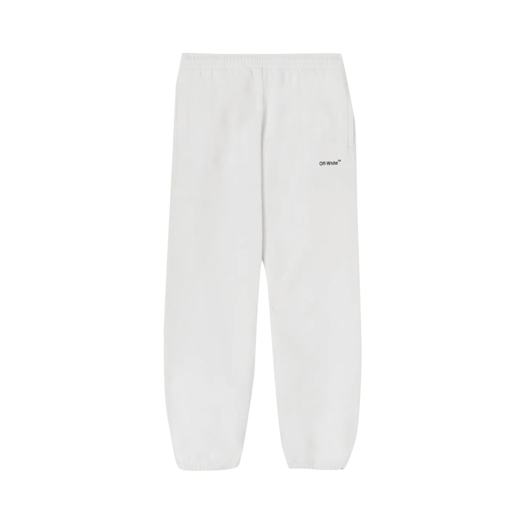 Off-White Diag Helvetica Slim Sweatpant 'White/Black'