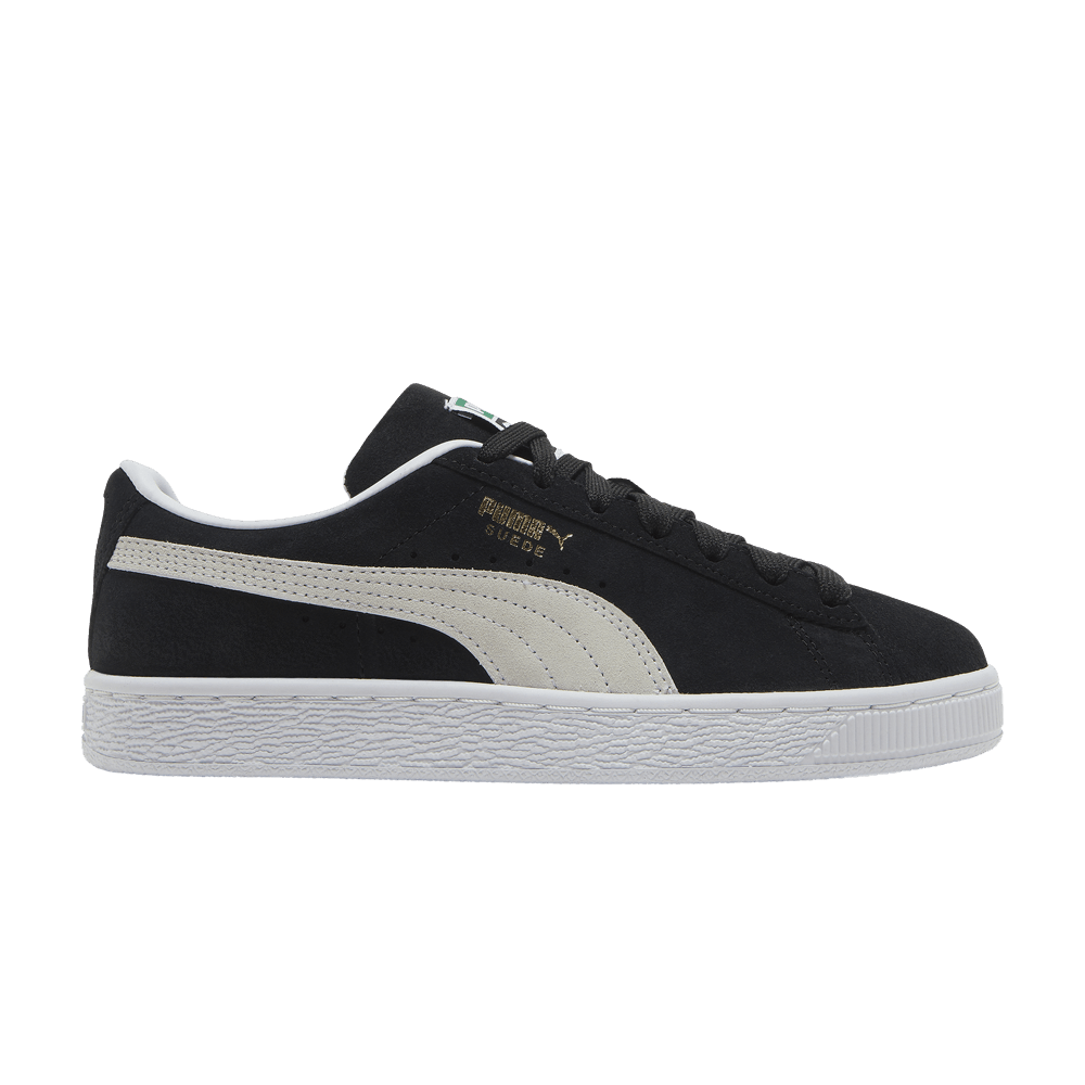 Pre-owned Puma Suede Classic 21 Jr 'black White'