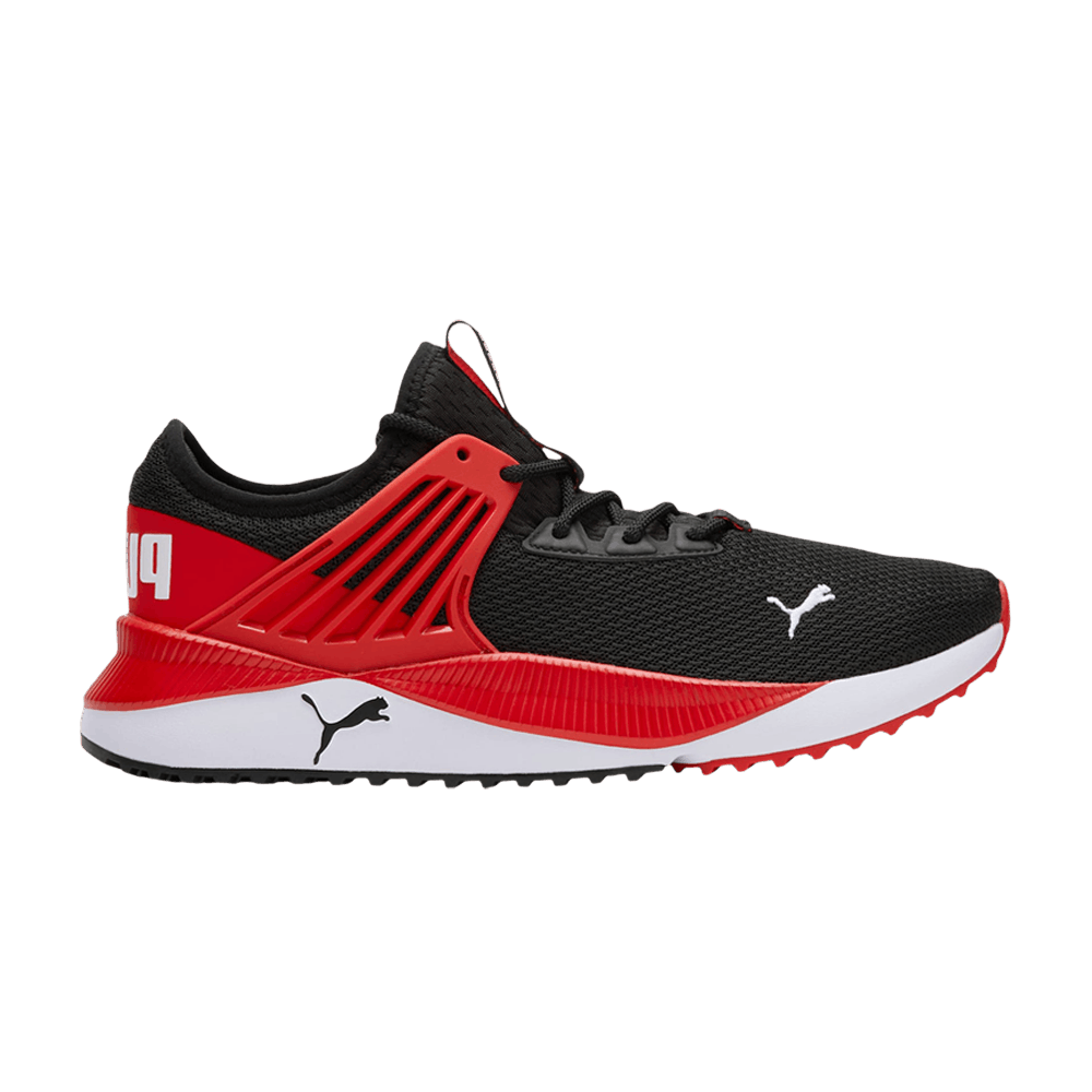 Pre-owned Puma Pacer Future 'black High Risk Red'