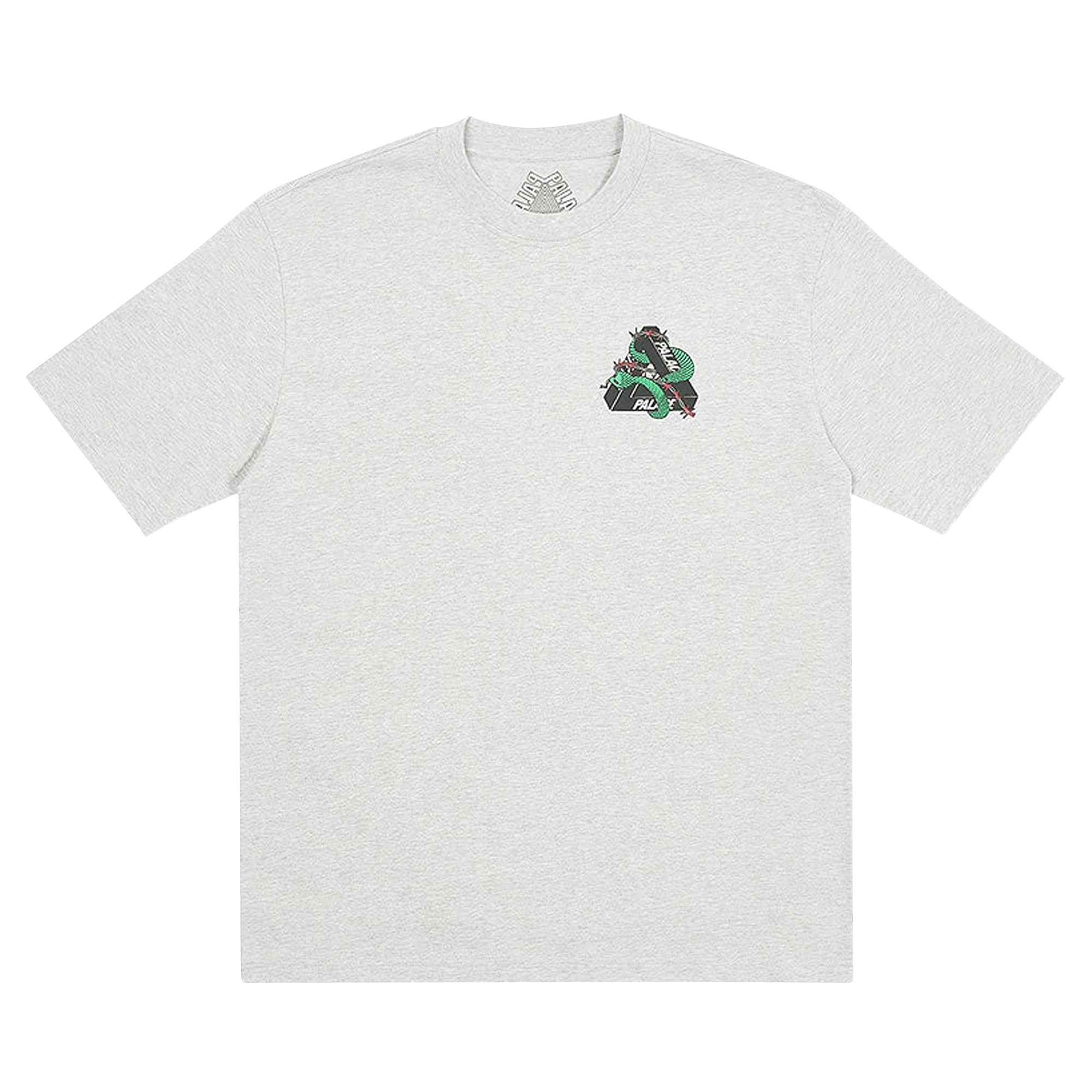 Palace Hesh Mit Fresh T-Shirt 'Grey Marl'