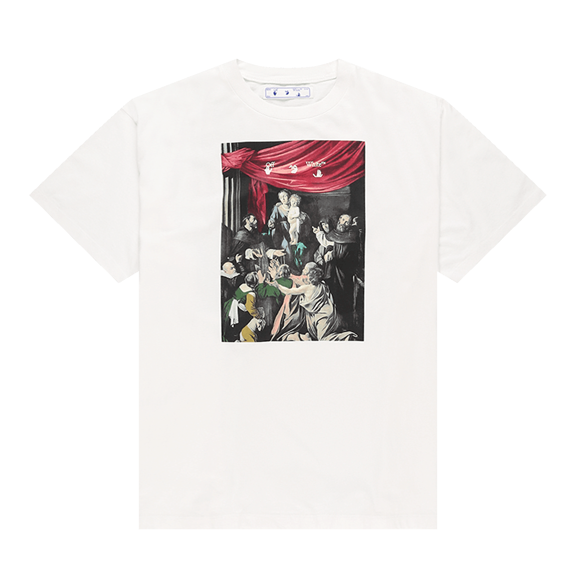 Off-White Caravaggio Painting Short-Sleeve Over Tee 'White/Black'
