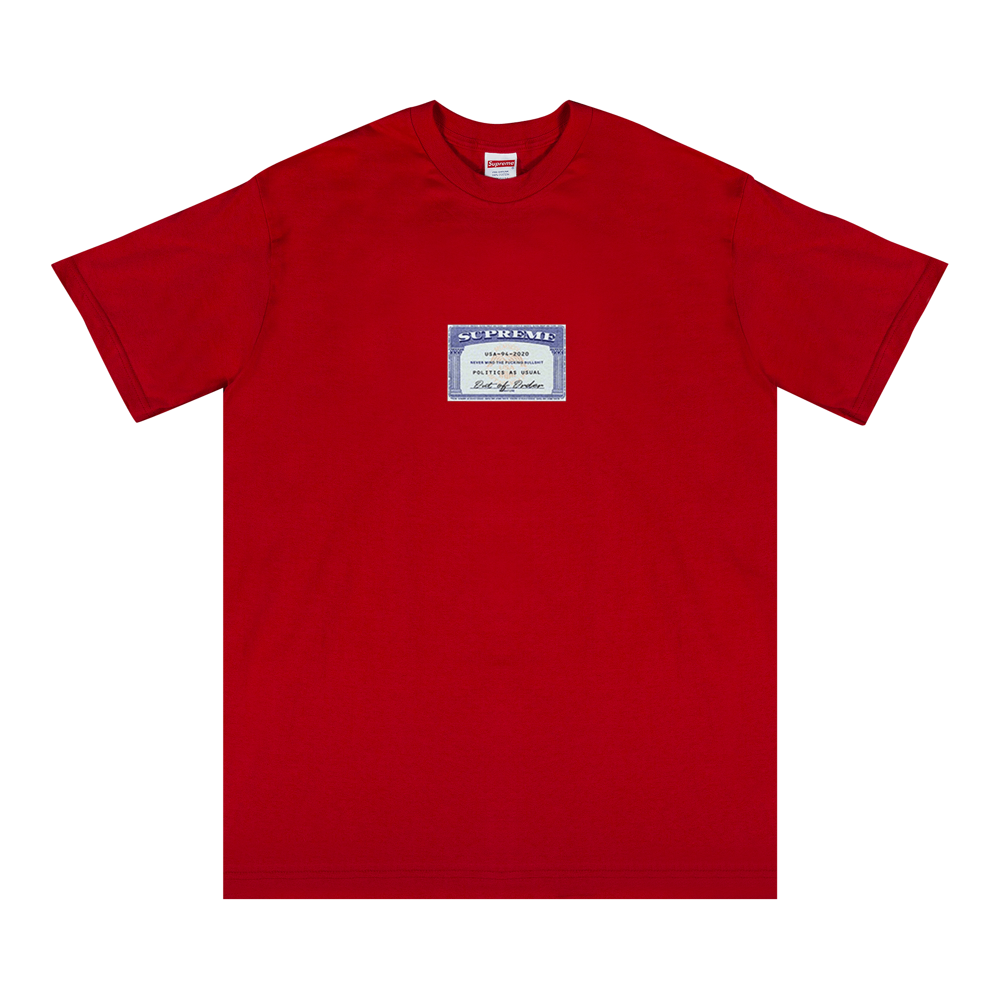 Supreme Social Tee 'Red'