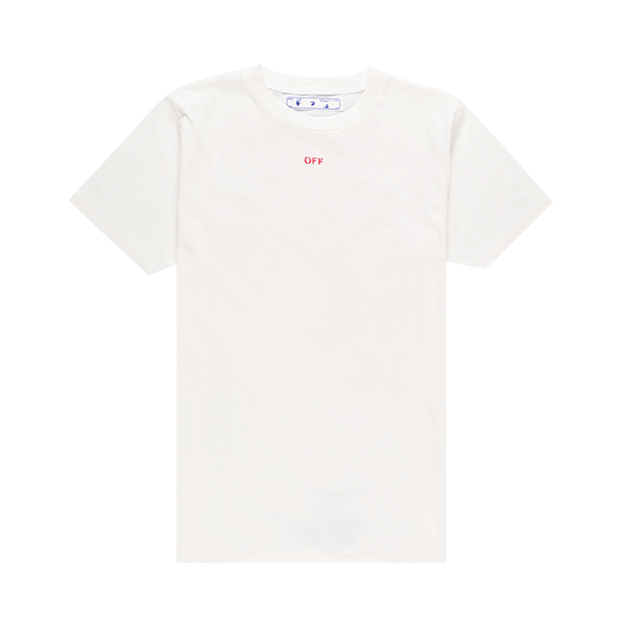Off-White Stencil Short-Sleeve Slim Tee 'White/Red'