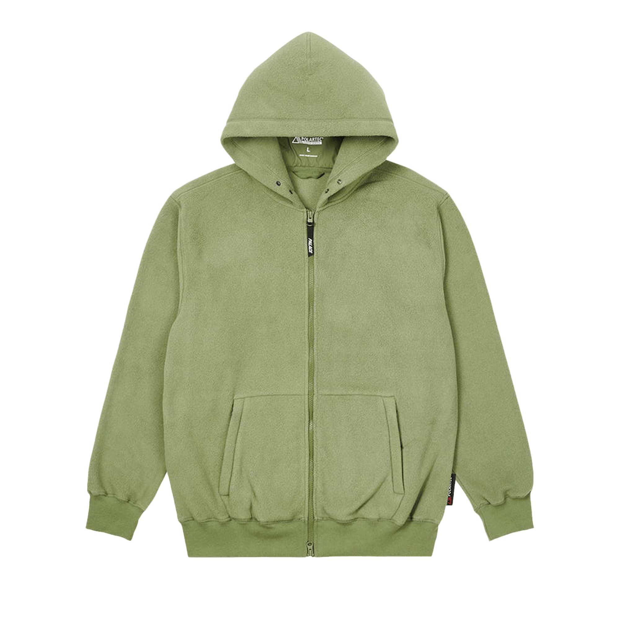 Palace Polartec Lazer Zip Hood 'Green'
