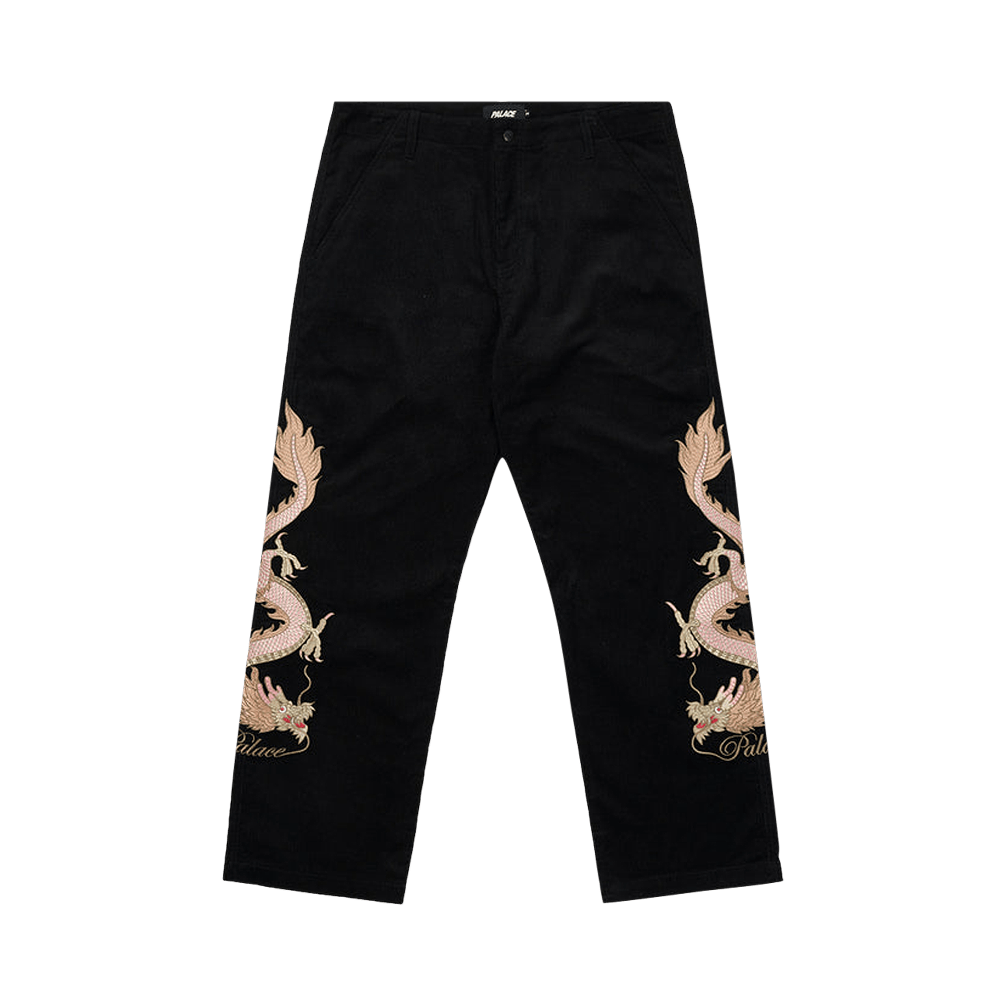 Palace Double Dragon Tour Plain Pant 'Black'