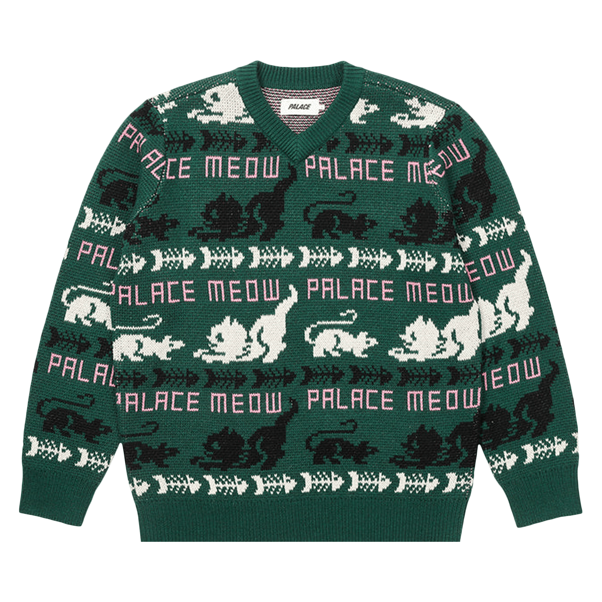 Palace Meow Meow Knit 'Green'