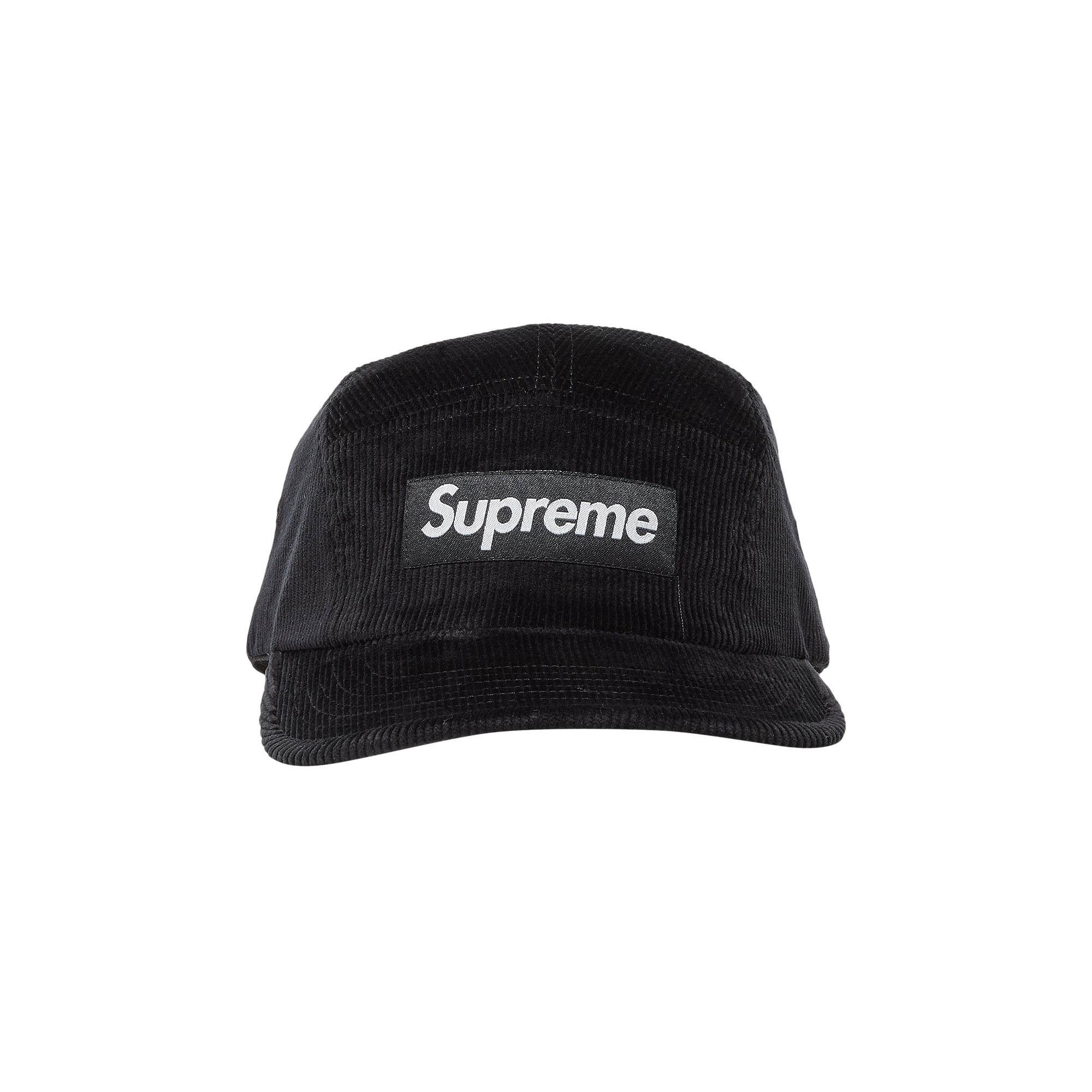 Supreme Corduroy Camp Cap 'Black'