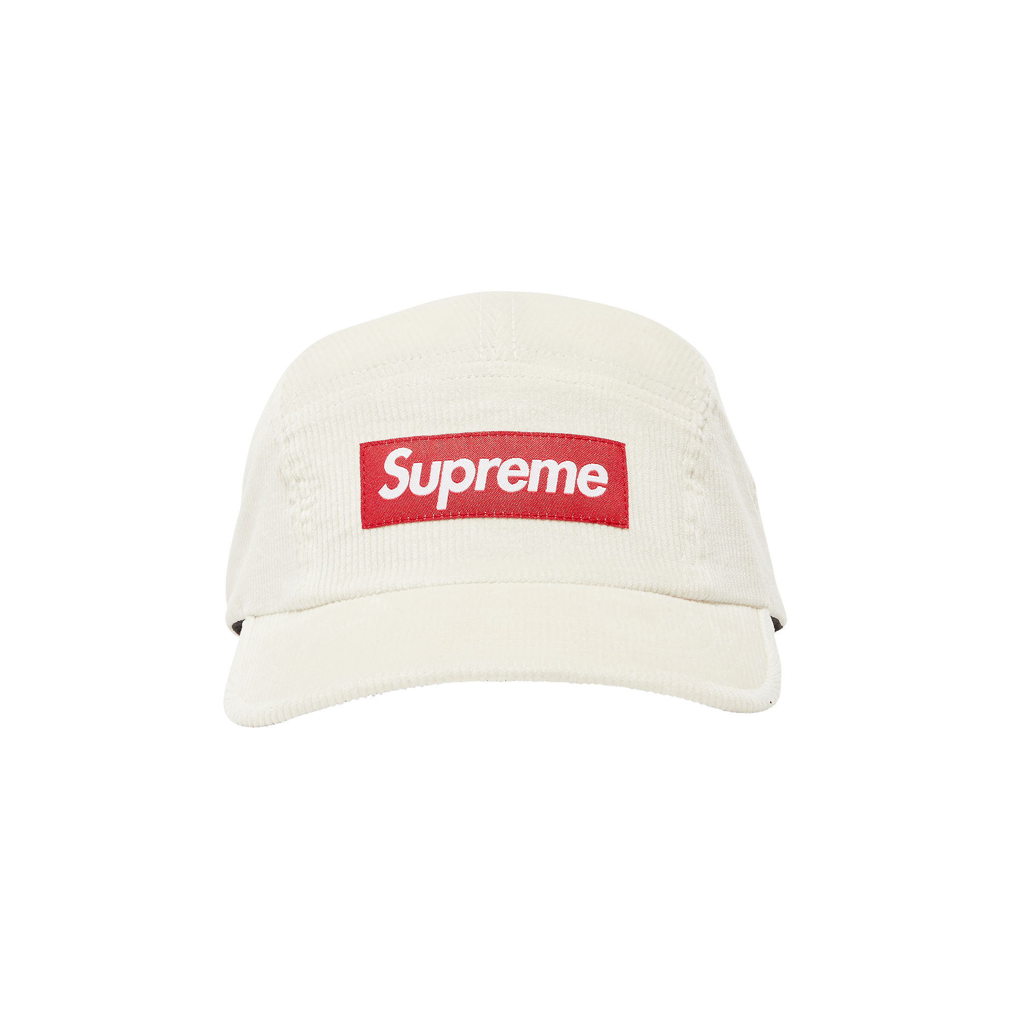 Supreme Corduroy Camp Cap 'White'