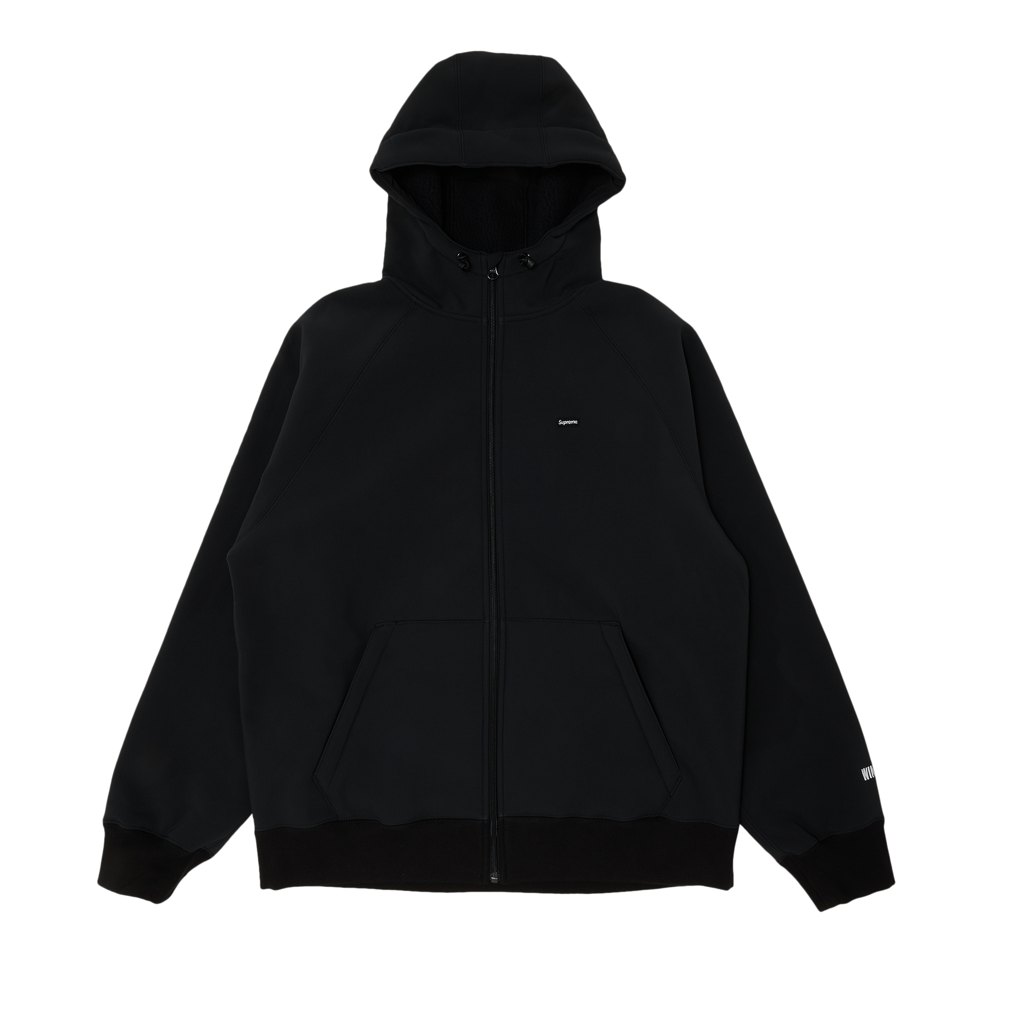 Supreme x WINDSTOPPER Zip Up Hooded Sweatshirt 'Black'
