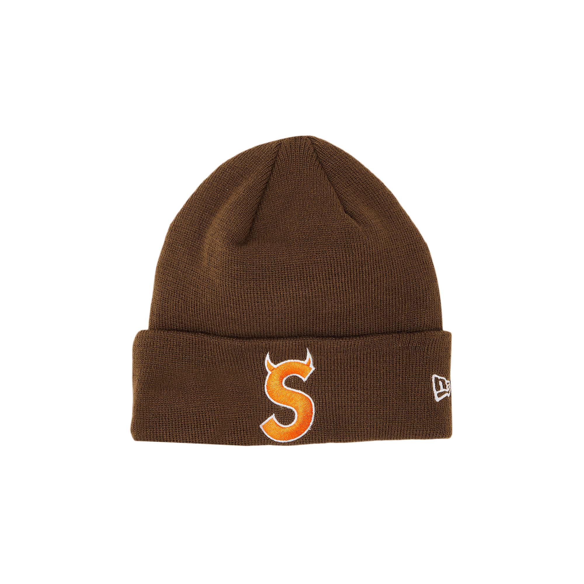 Supreme x New Era S Logo Beanie 'Brown'