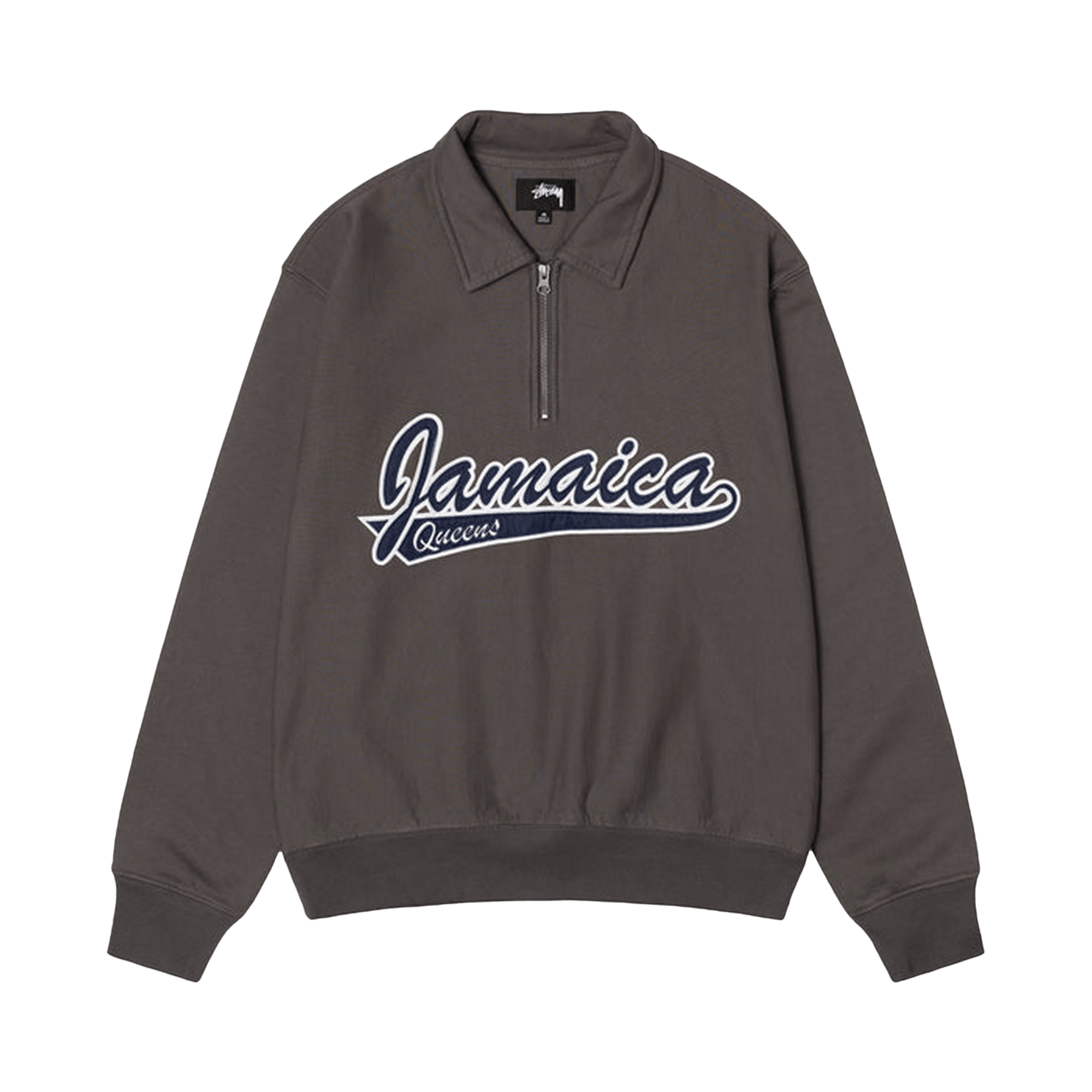 Stussy x Denim Tears Half Zip Fleece 'Charcoal'