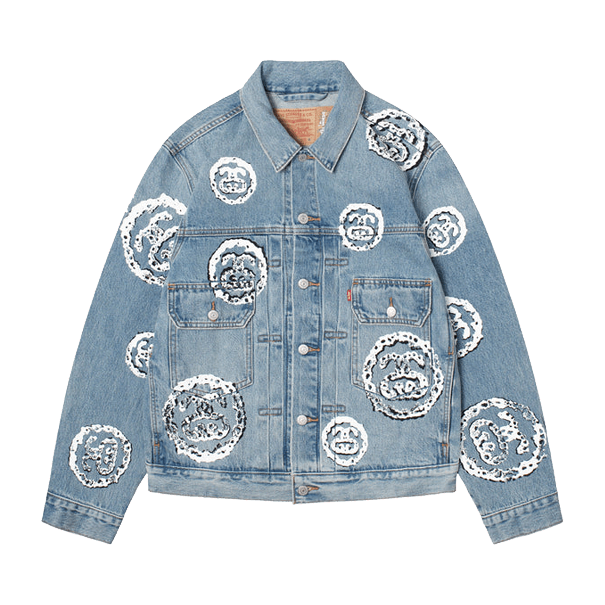 Stussy x Denim Tears Type 2 Jacket 'Light Indigo'