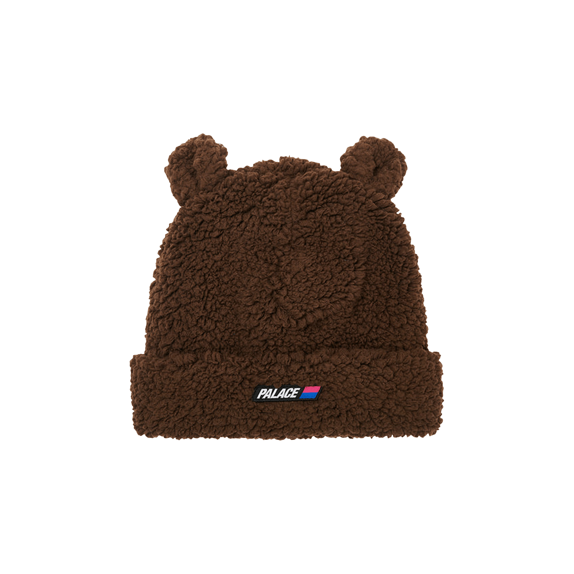 Palace Fuzzy Ear Beanie 'Brown'