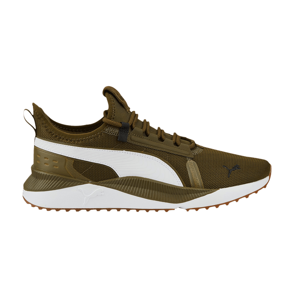 Pre-owned Puma Pacer Future 'street Plus - Deep Olive Gum' In Green