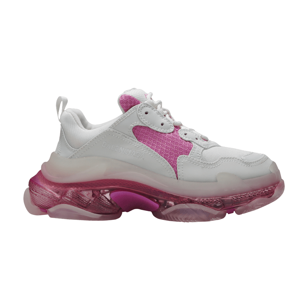 Balenciaga Wmns Triple S Clear Sole Trainer 'White Pink'