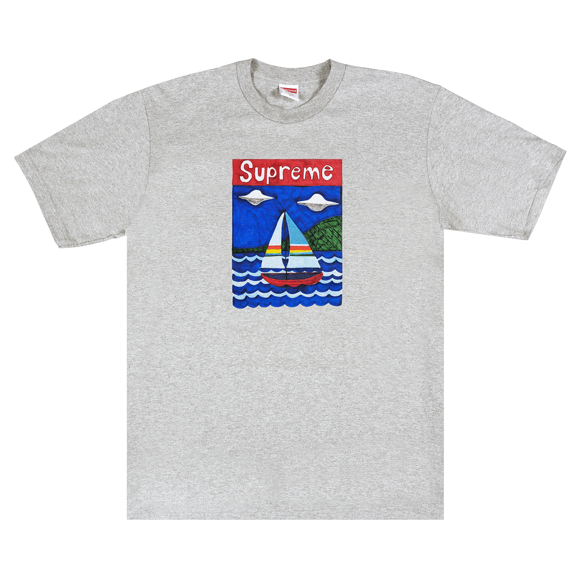 Supreme Sailboat Tee 'Heather Grey'