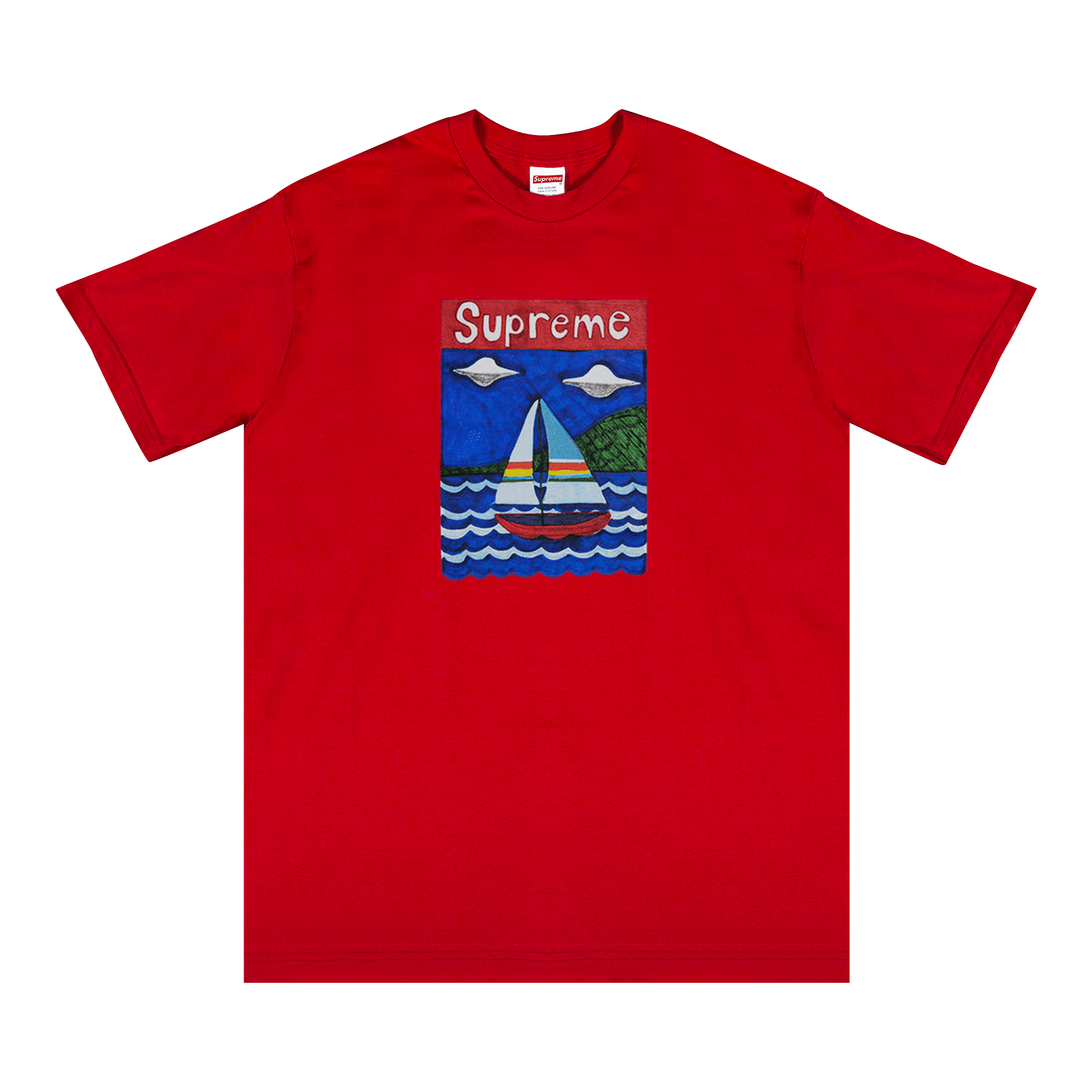 Supreme Sailboat Tee 'Red'