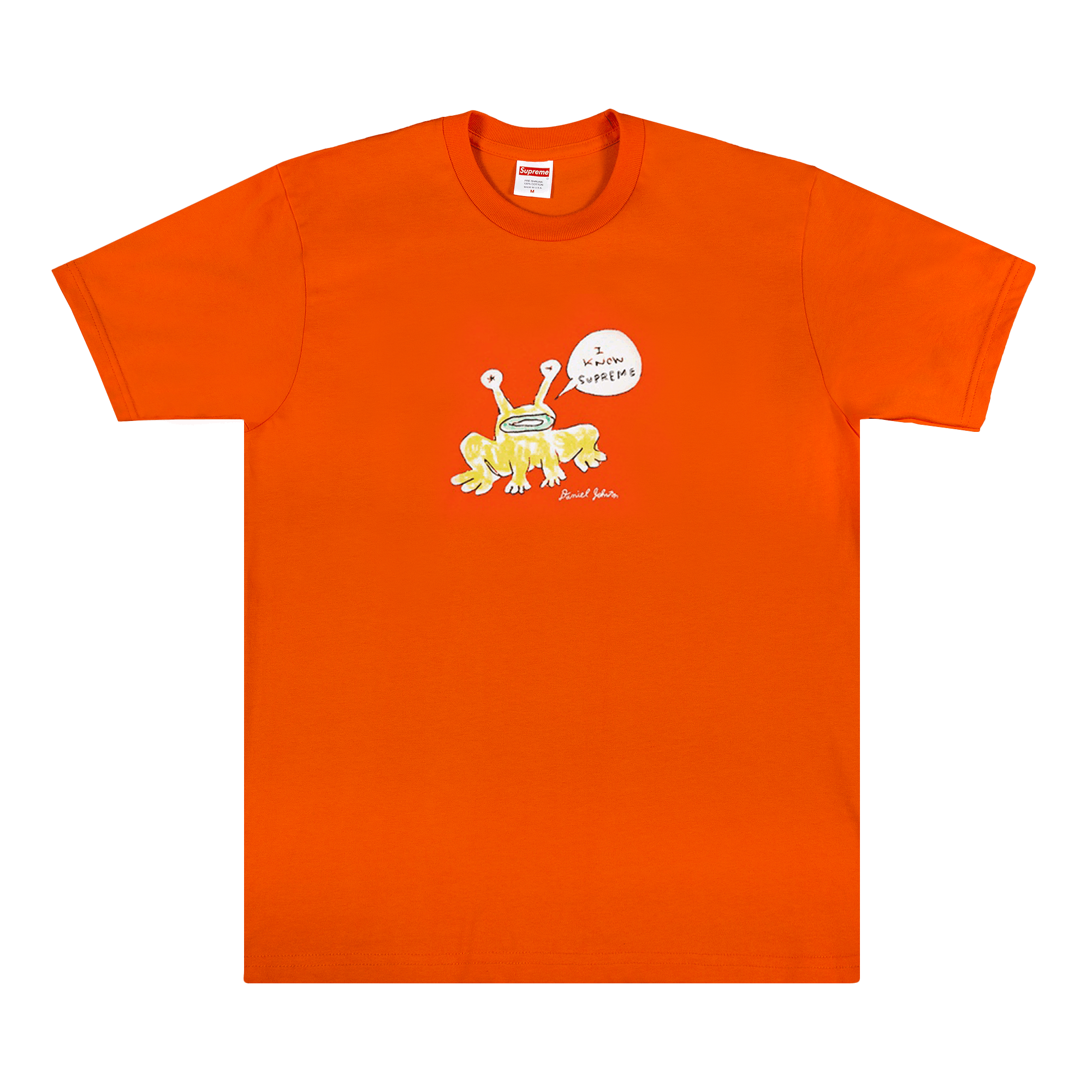Supreme x Daniel Johnston Frog Tee 'Orange'