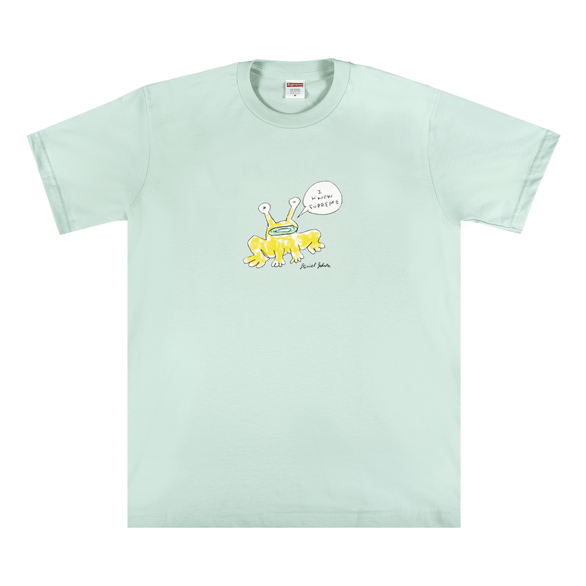 Supreme x Daniel Johnston Frog Tee 'Light Teal'