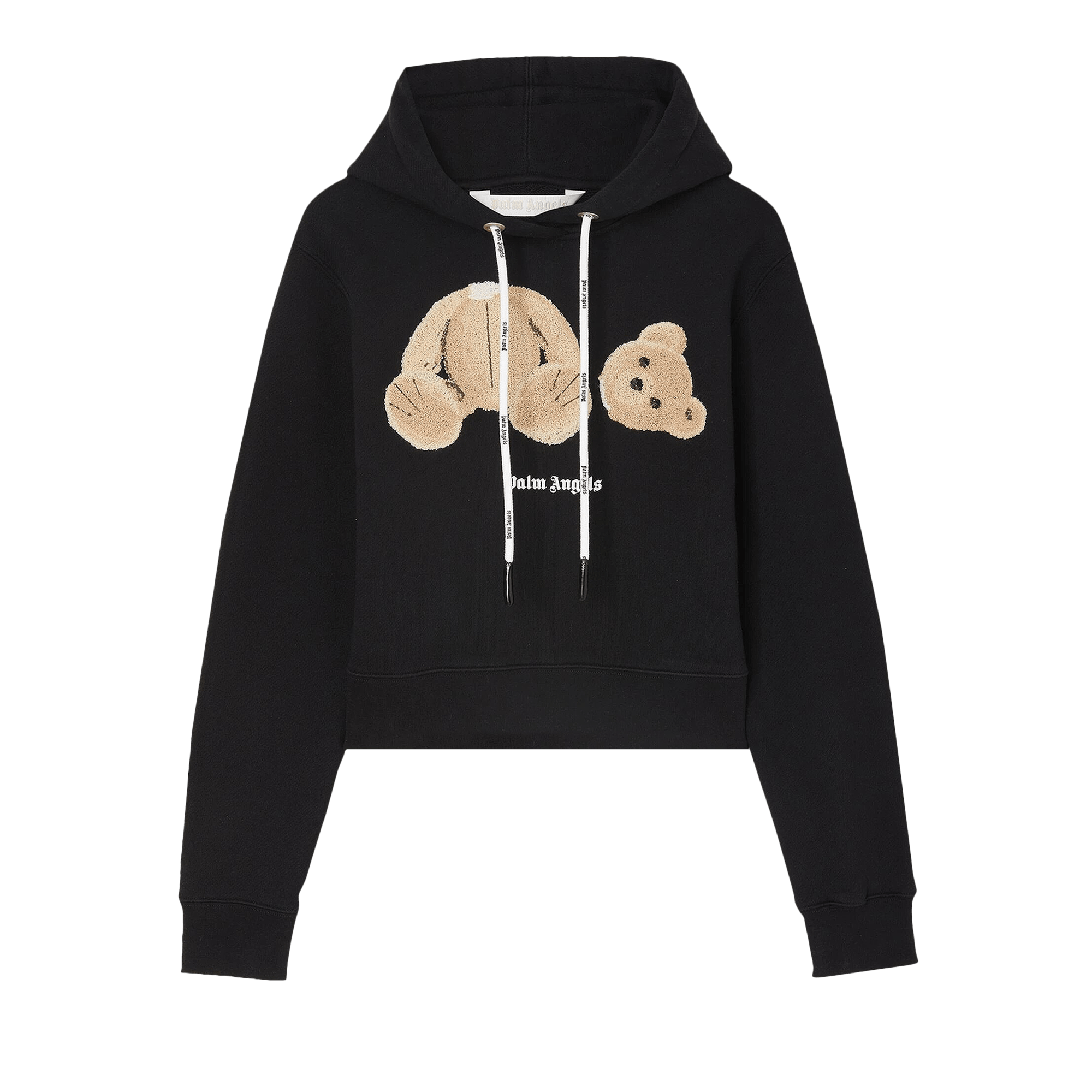 Palm Angels Bear Hoodie 'Black/Brown'