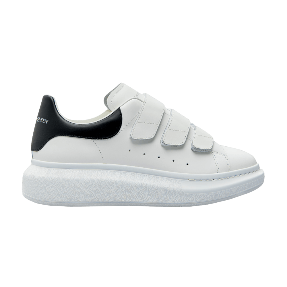 Alexander McQueen Oversized Triple Strap Sneaker 'White Black'