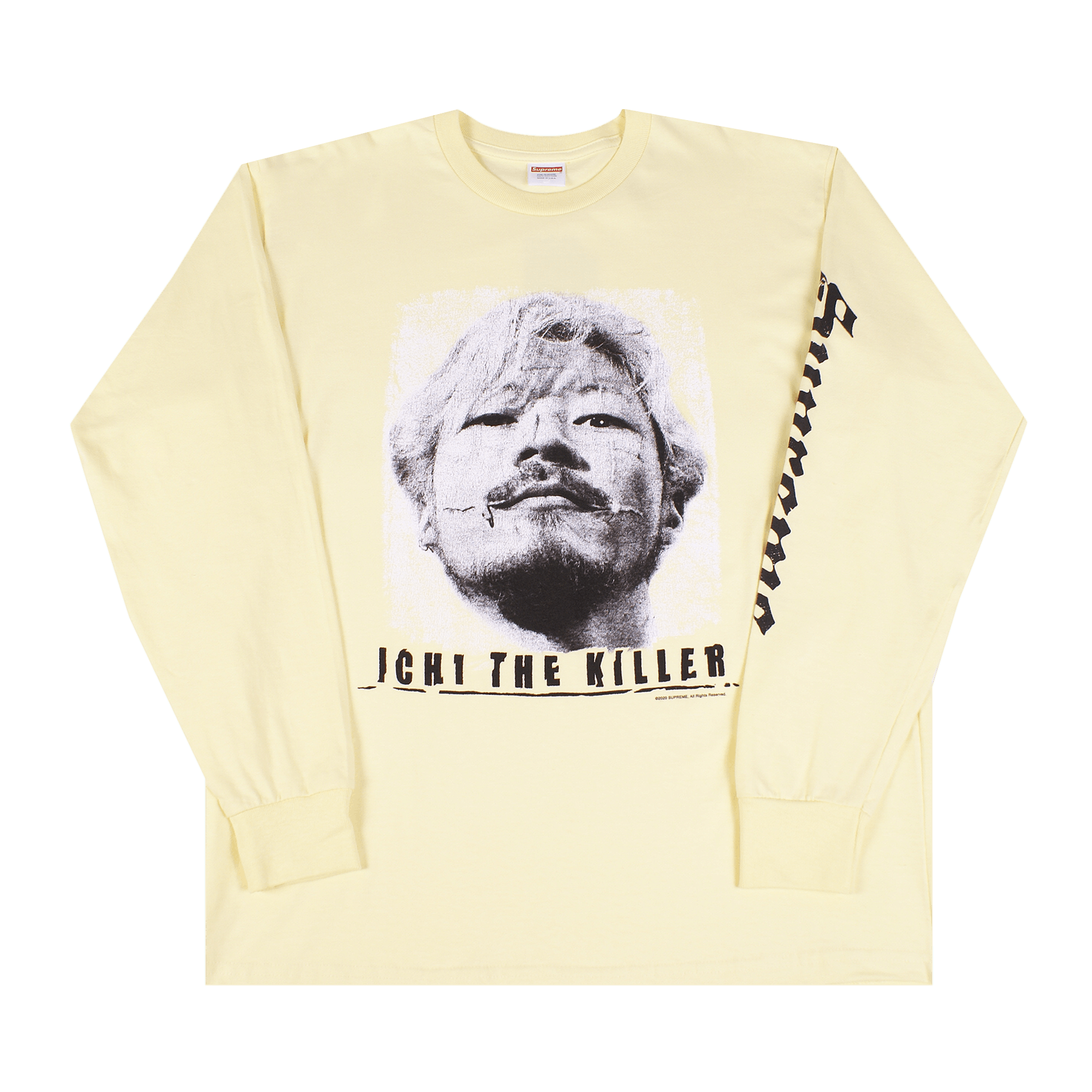 Supreme Ichi The Killer Long-Sleeve Tee 'Pale Yellow'