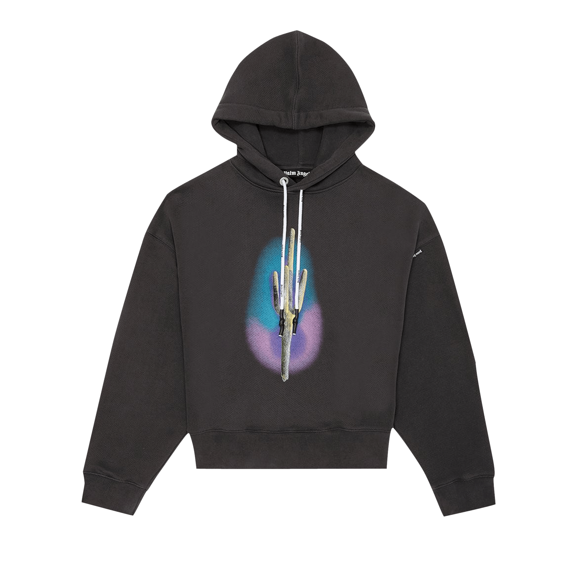 Palm Angels Cactus Hoodie 'Black/Green'