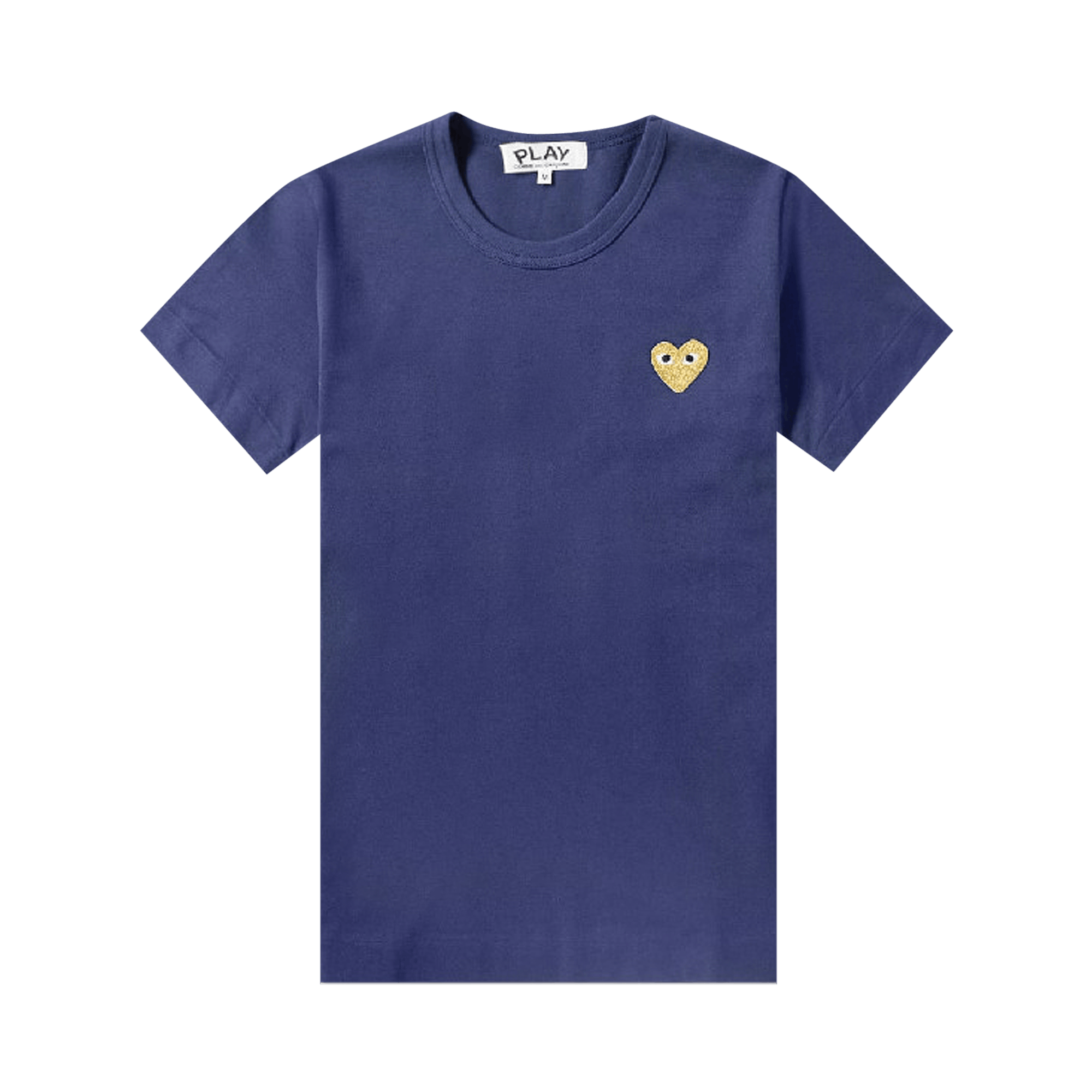 Comme des Garçons PLAY Basic Heart Logo T-Shirt 'Navy'