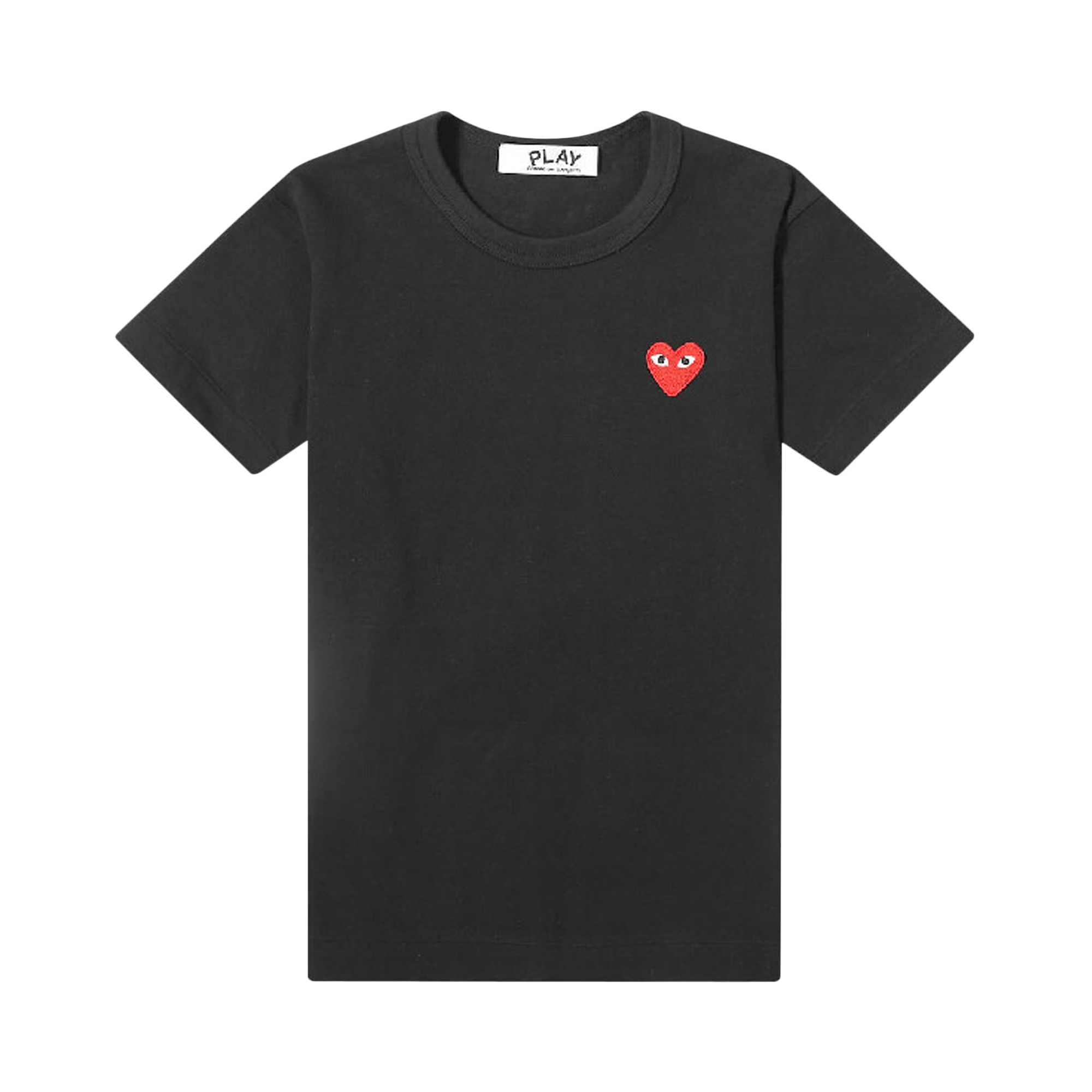 Comme des Garçons PLAY Basic Heart Logo T-Shirt 'Black'