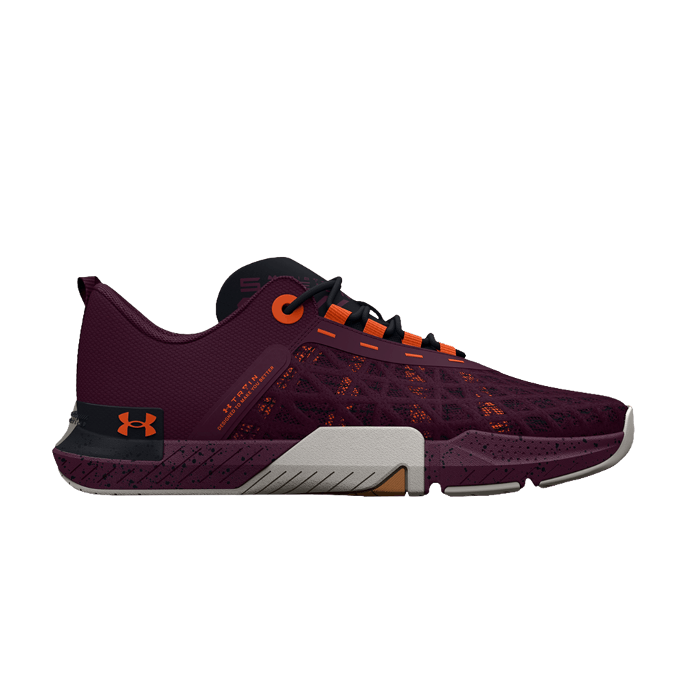 Pre-owned Under Armour Tribase Reign 5 'purple Stone Orange'