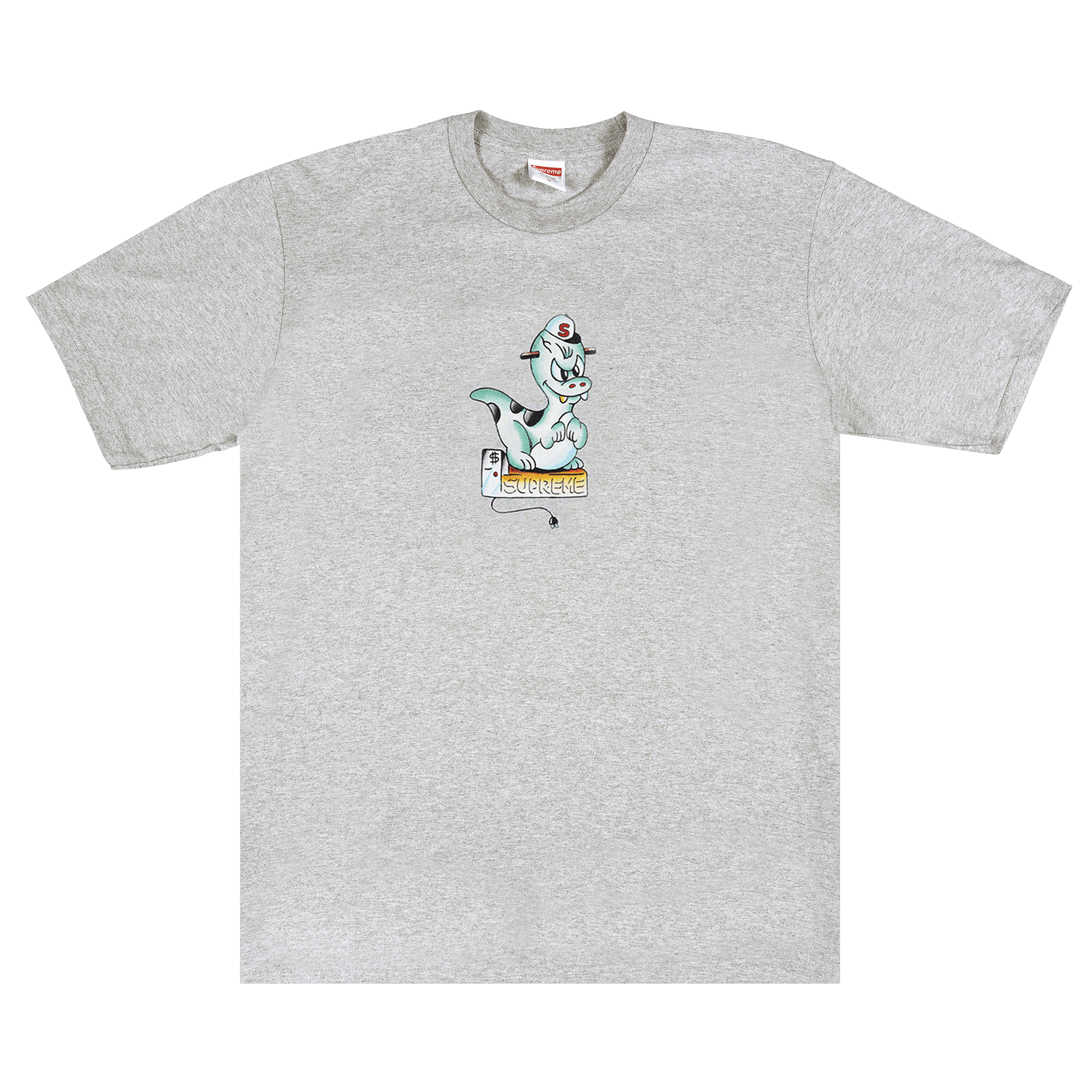 Supreme Dinosaur Tee 'Heather Grey'