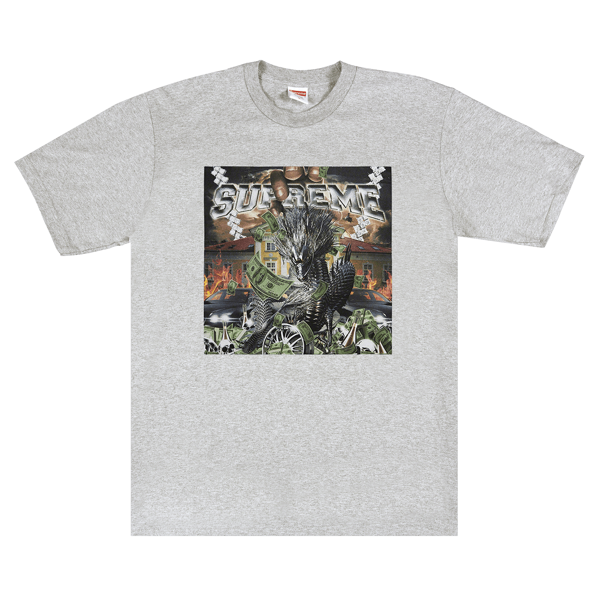 Supreme Dragon Tee 'Heather Grey'