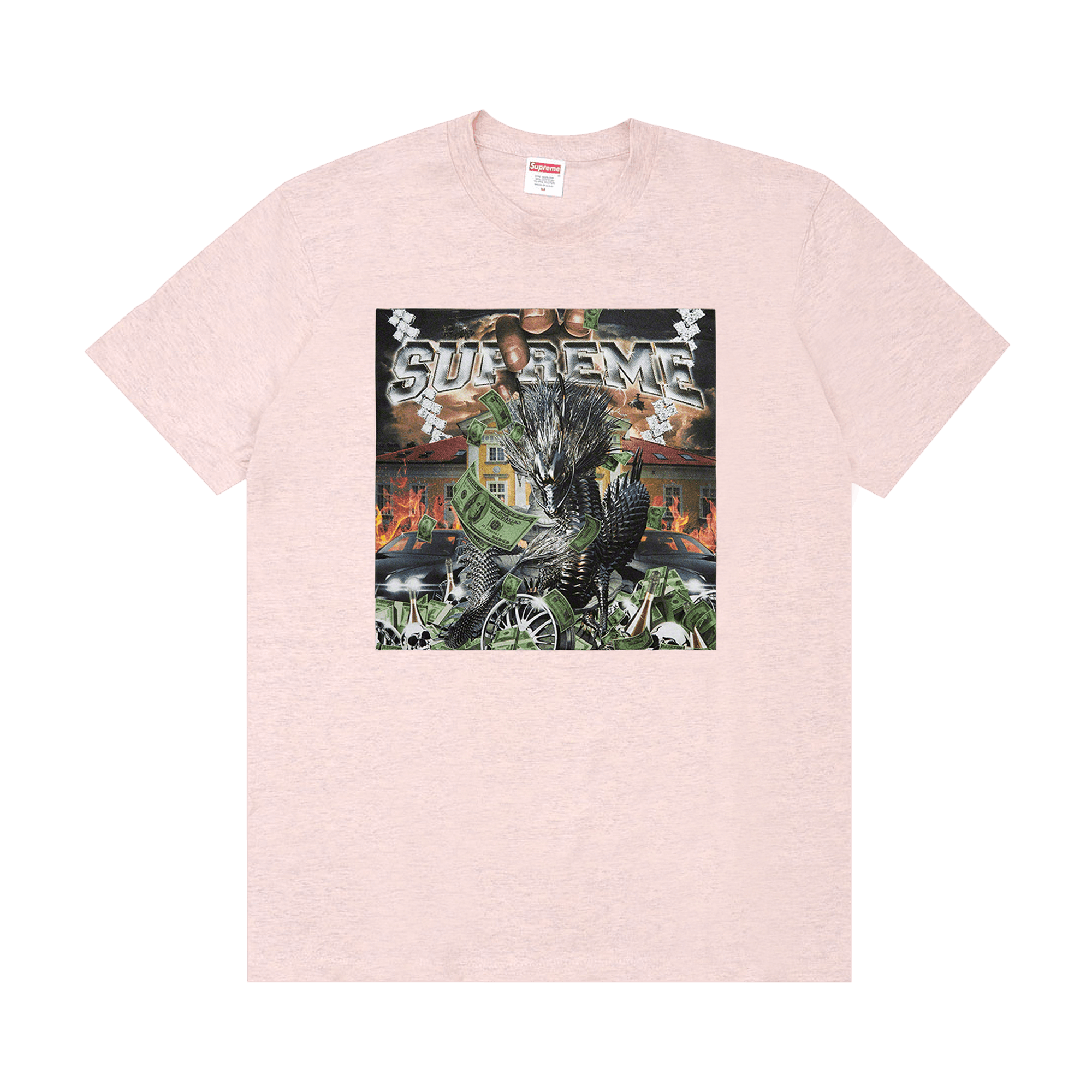 Supreme Dragon Tee 'Heather Pink'