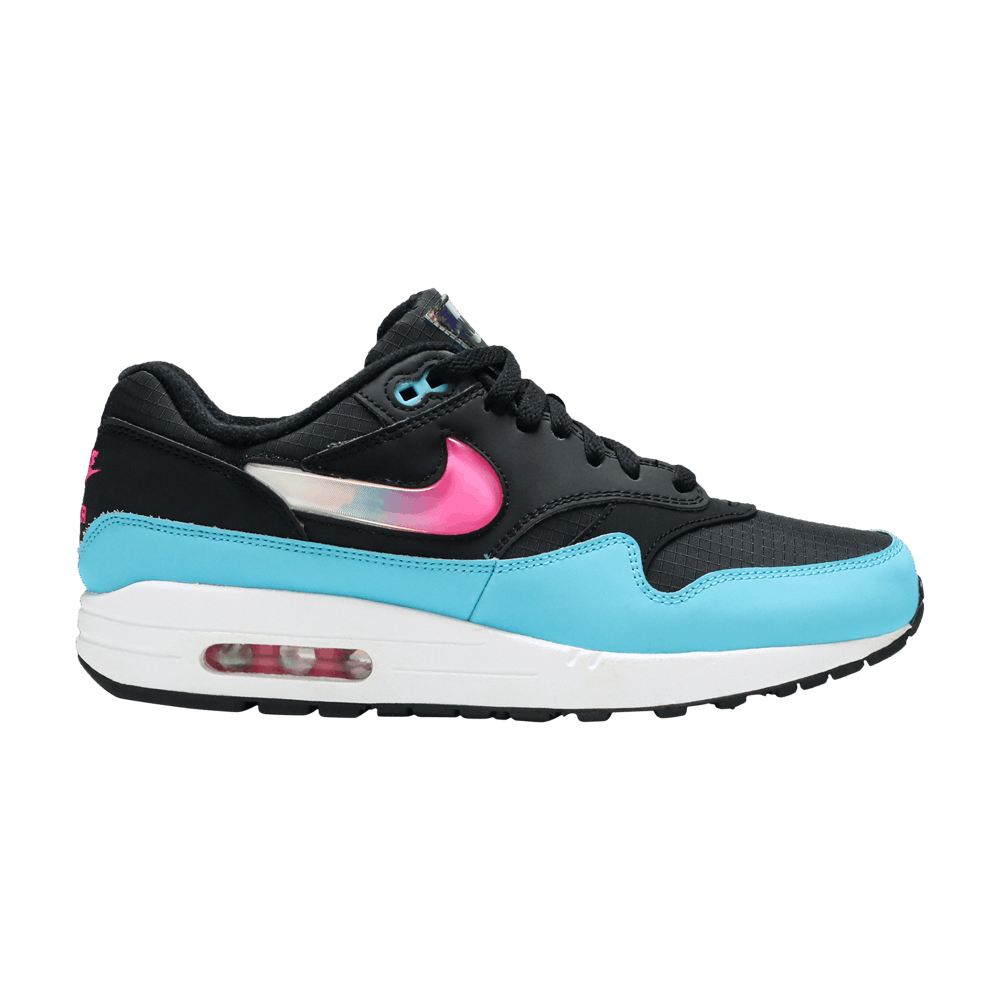 Nike Air Max 1 'Jewel Swoosh - Black Blue Furry'