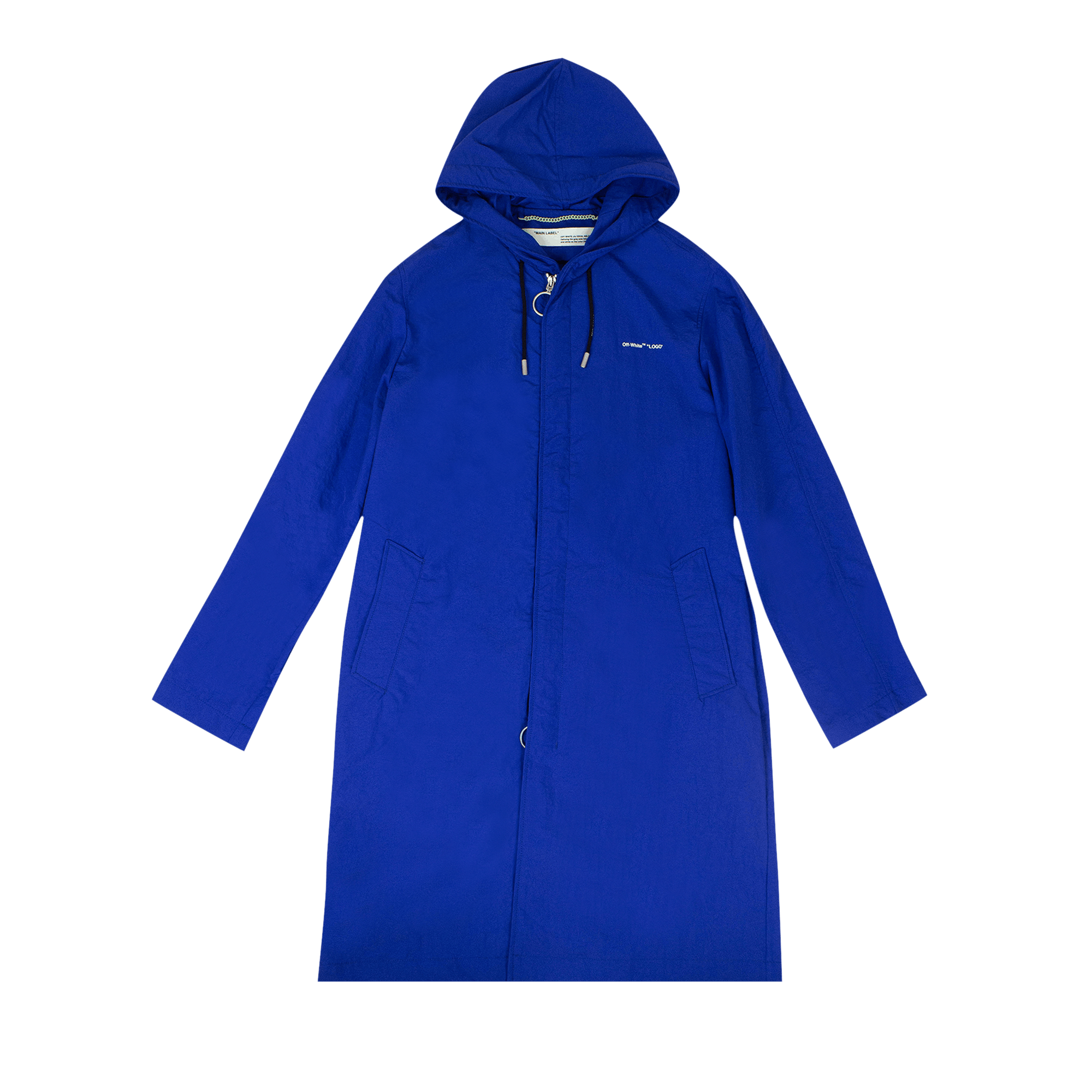 Off-White Diag Raincoat 'Blue'