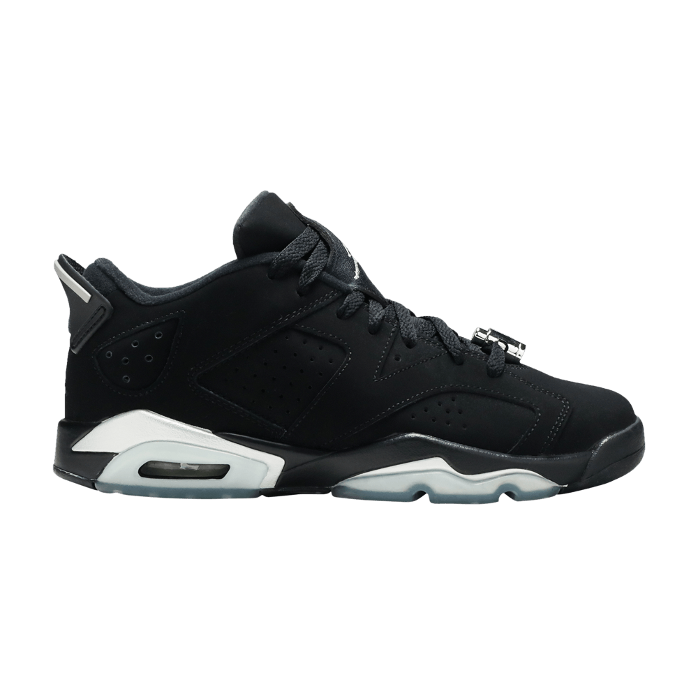 Pre-owned Air Jordan 6 Retro Low Bg 'chrome' In Black