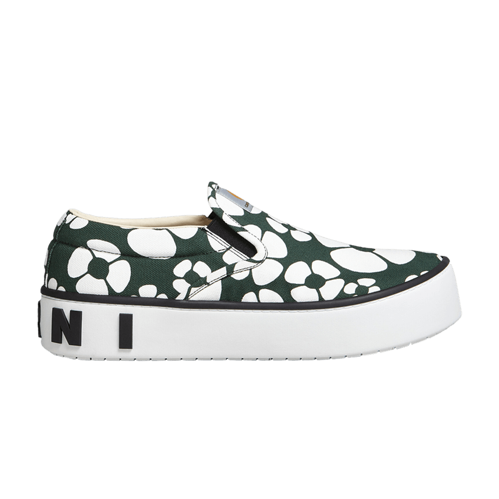 Buy Marni Teddy Tennis High Sneaker 'Black Lily White
