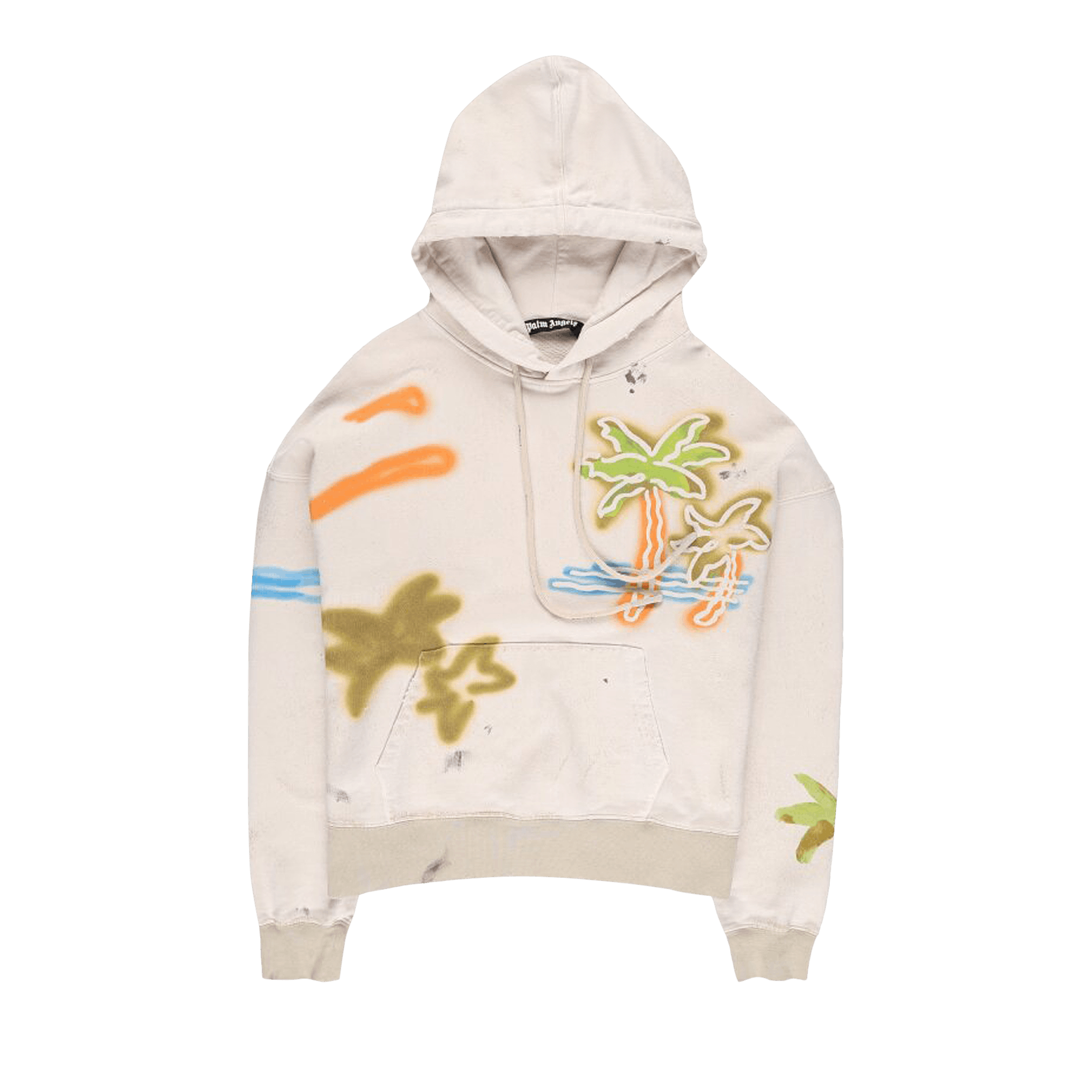Palm Angels Palm Neon Hoodie 'Off White/Multicolor'