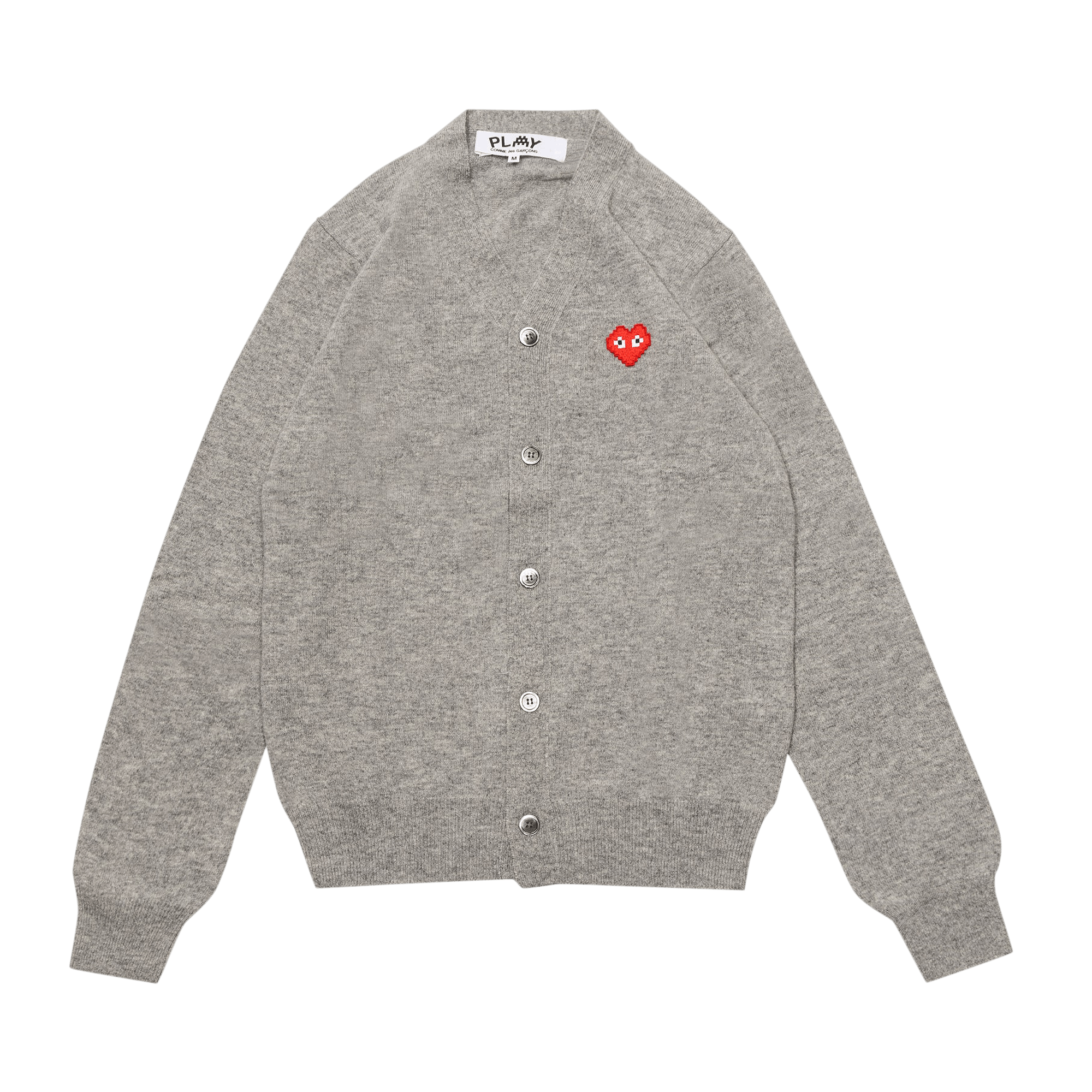 Comme des Garçons PLAY x Invader Cardigan 'Grey'