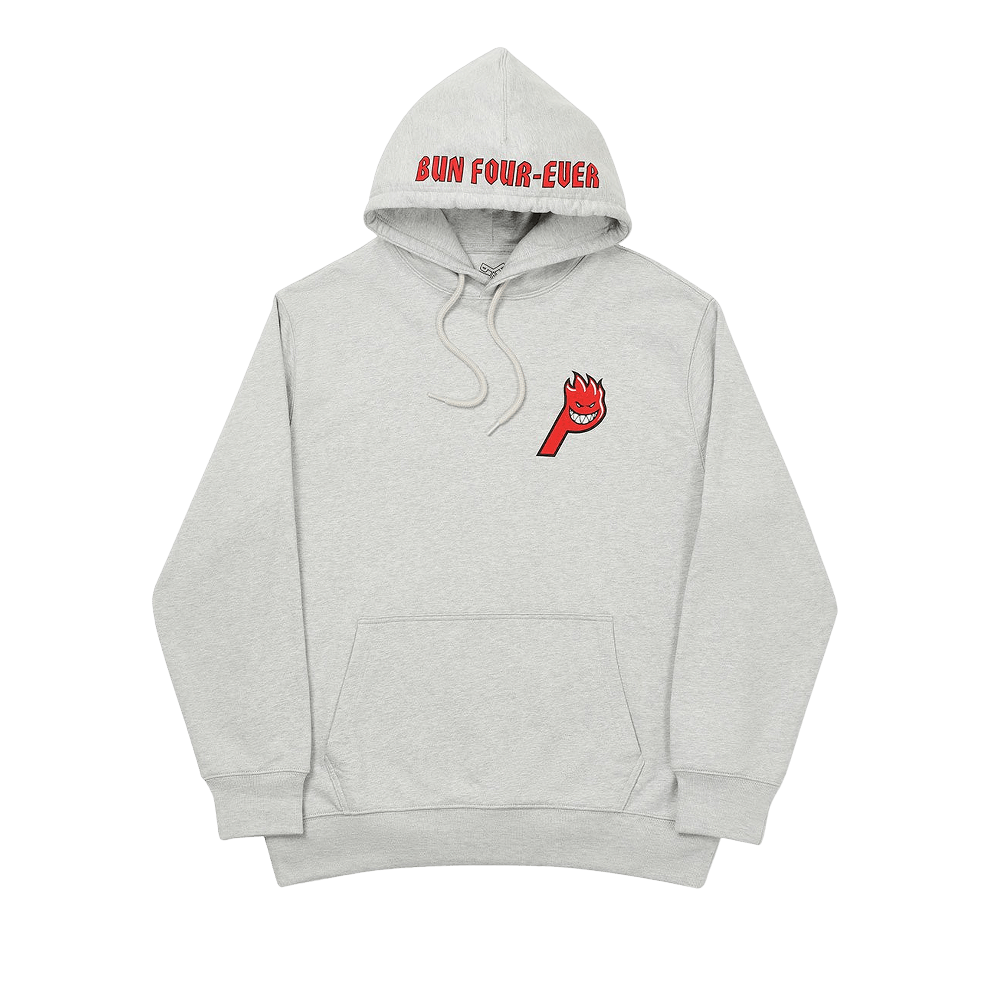 Palace x Spitfire Live To Bun Hood 'Grey Marl'