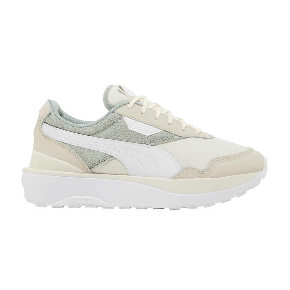 Pre-owned Puma Wmns Cruise Rider Soft 'white Peyote'