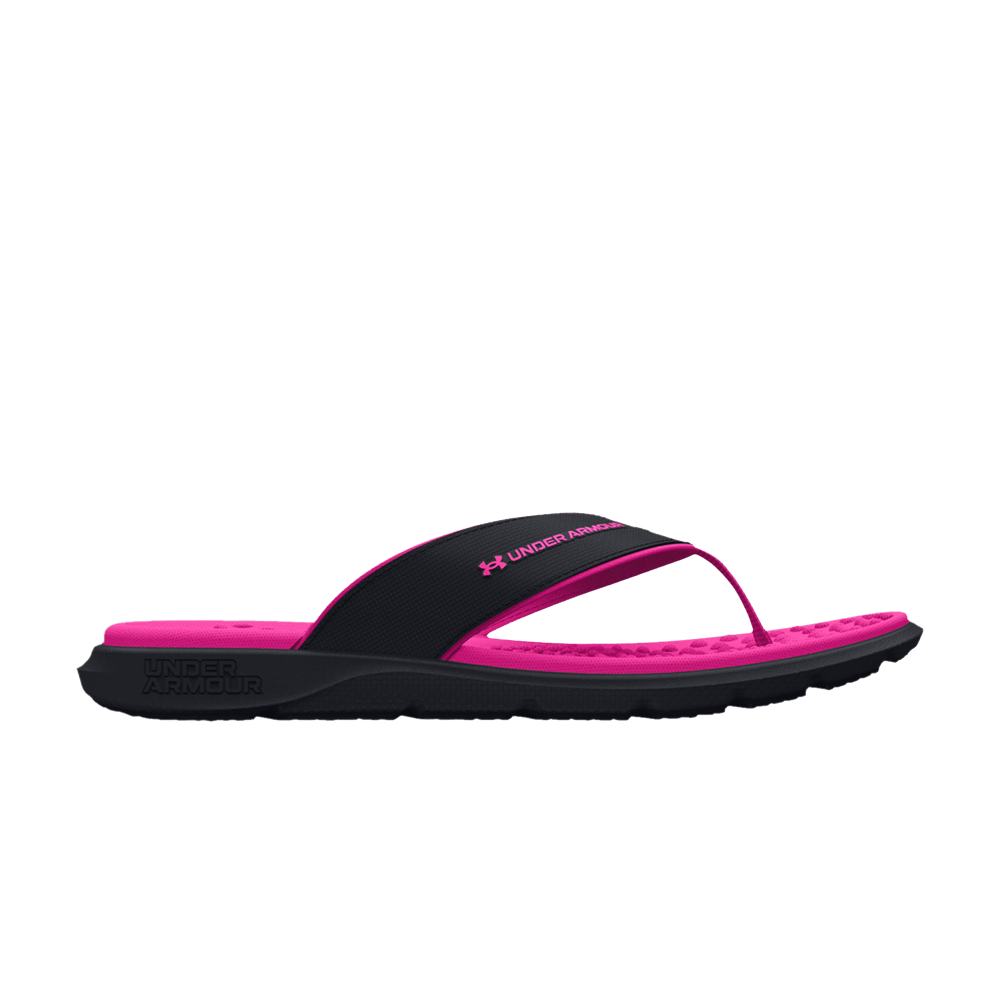 Under Armour Ignite Pro Marbella Sandal GS 'Black Rebel Pink'