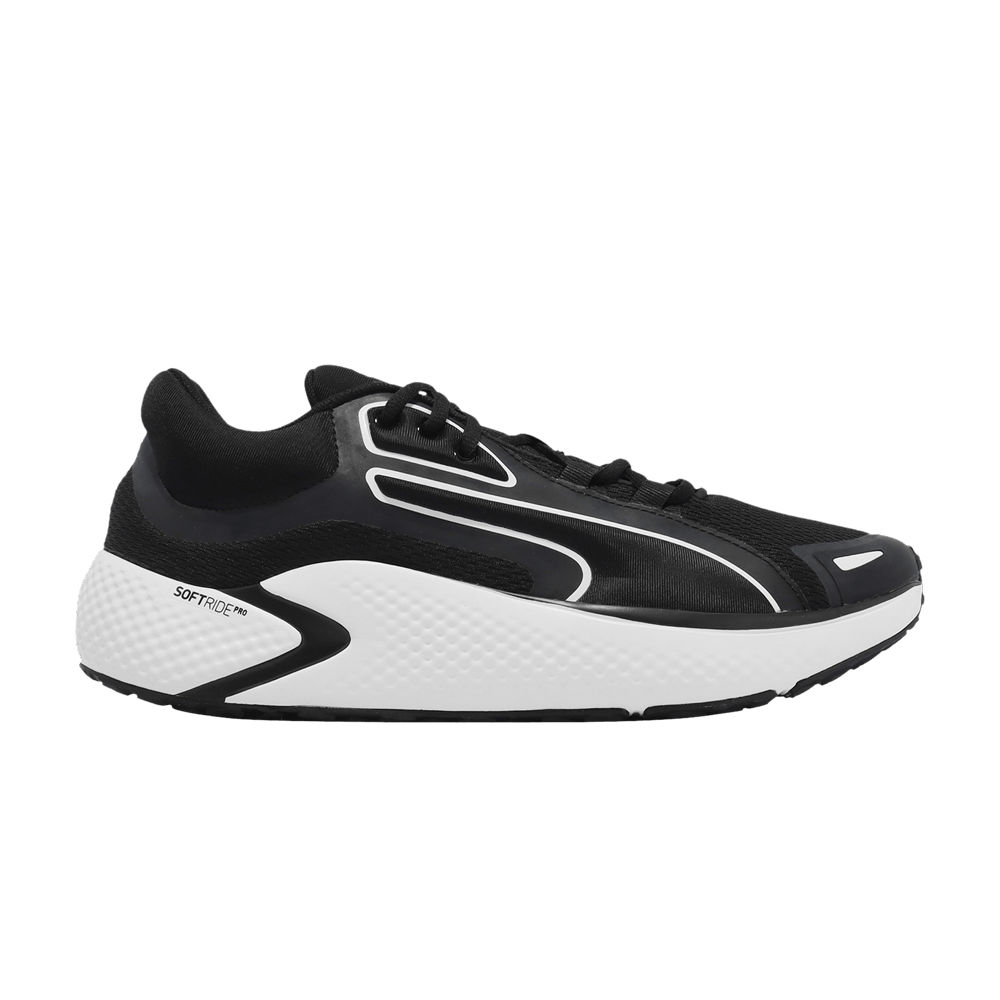 Pre-owned Puma Softride Pro 'coast - Black White'