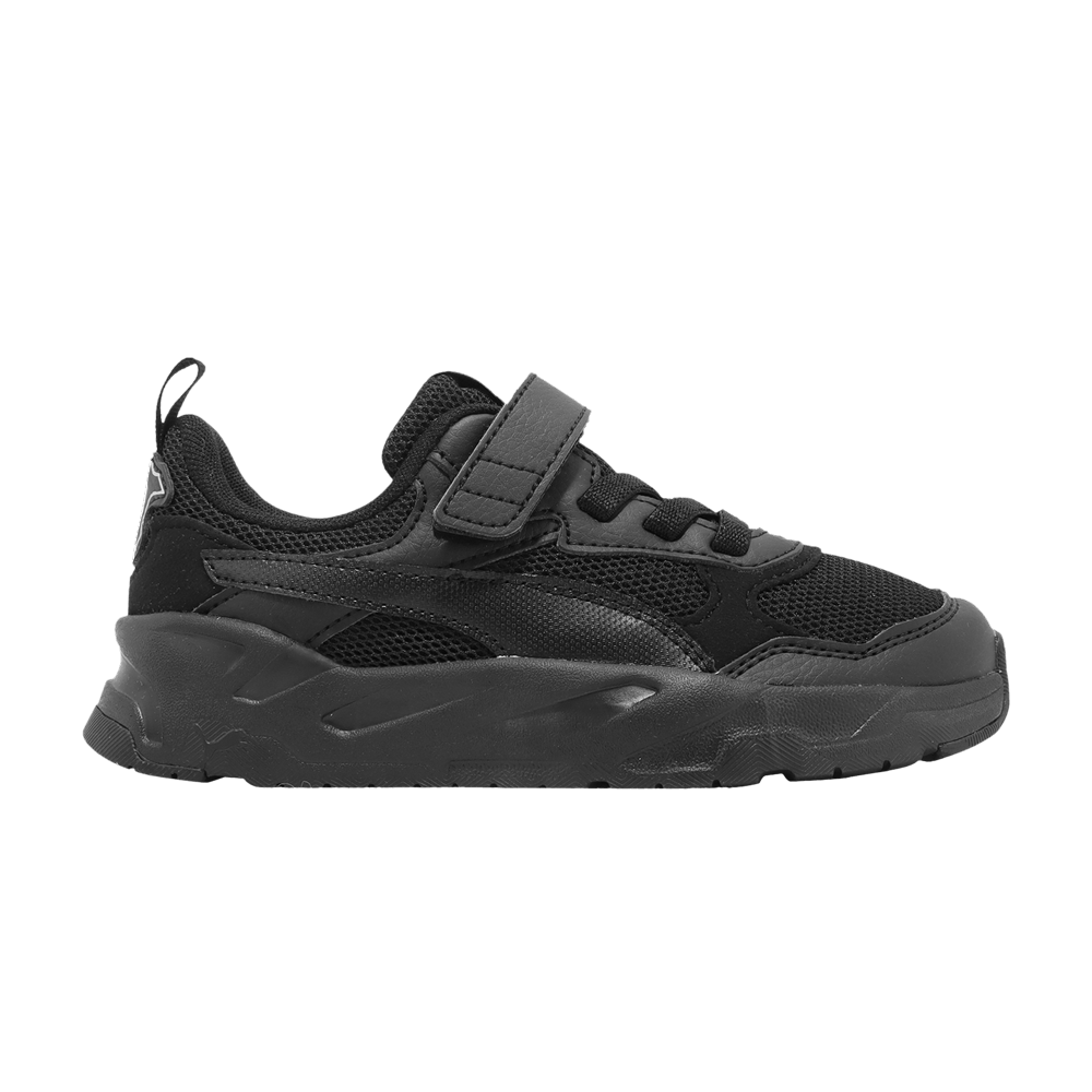 Pre-owned Puma Trinity Ac+ Little Kid 'black Silver'