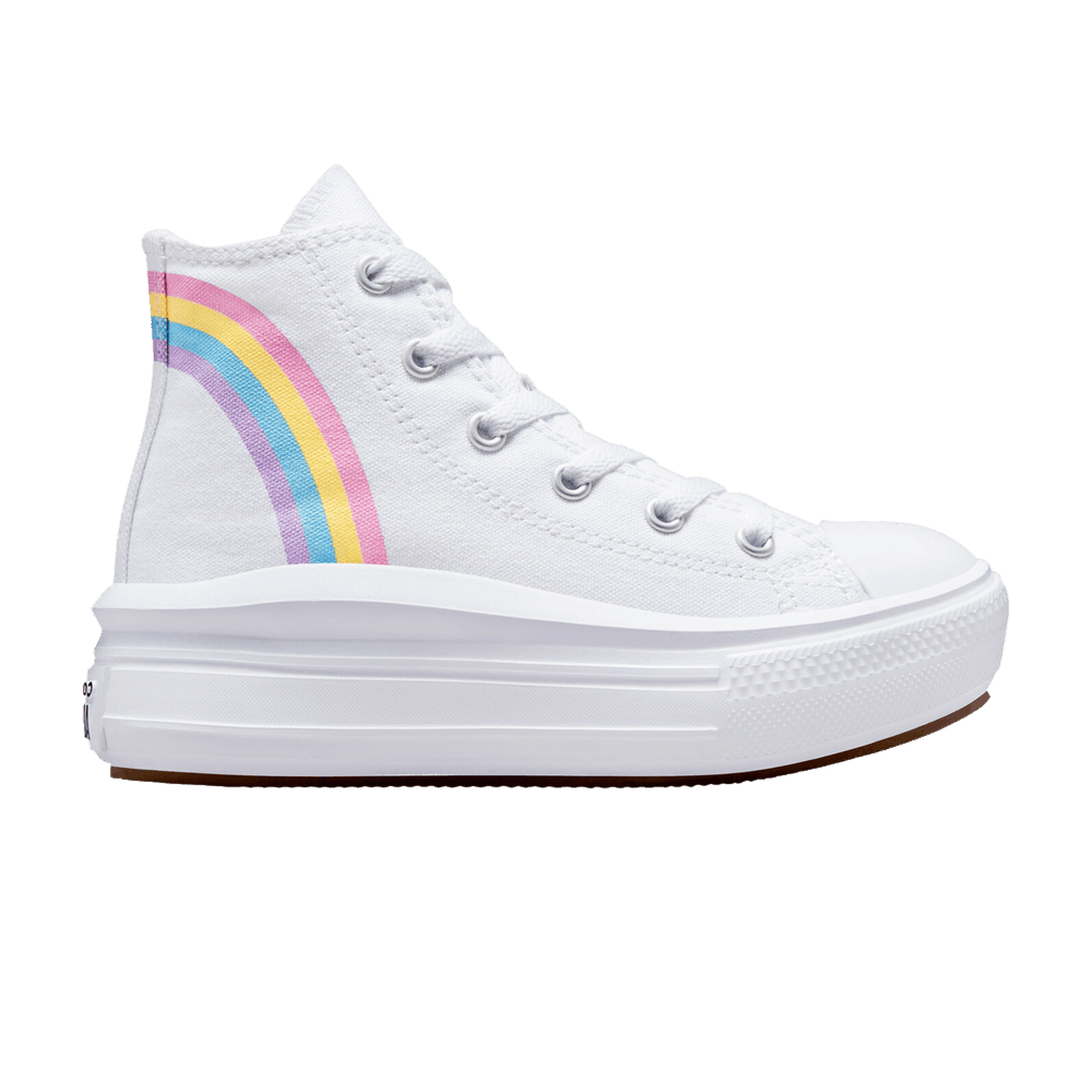 Converse Chuck Taylor All Star Move Platform High PS 'Rainbow Cloud'