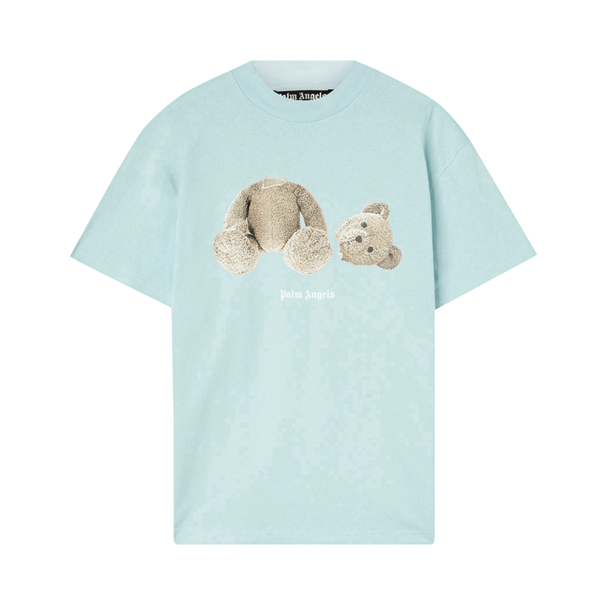 Palm Angels PA Bear Classic Tee 'Light Blue/Brown'