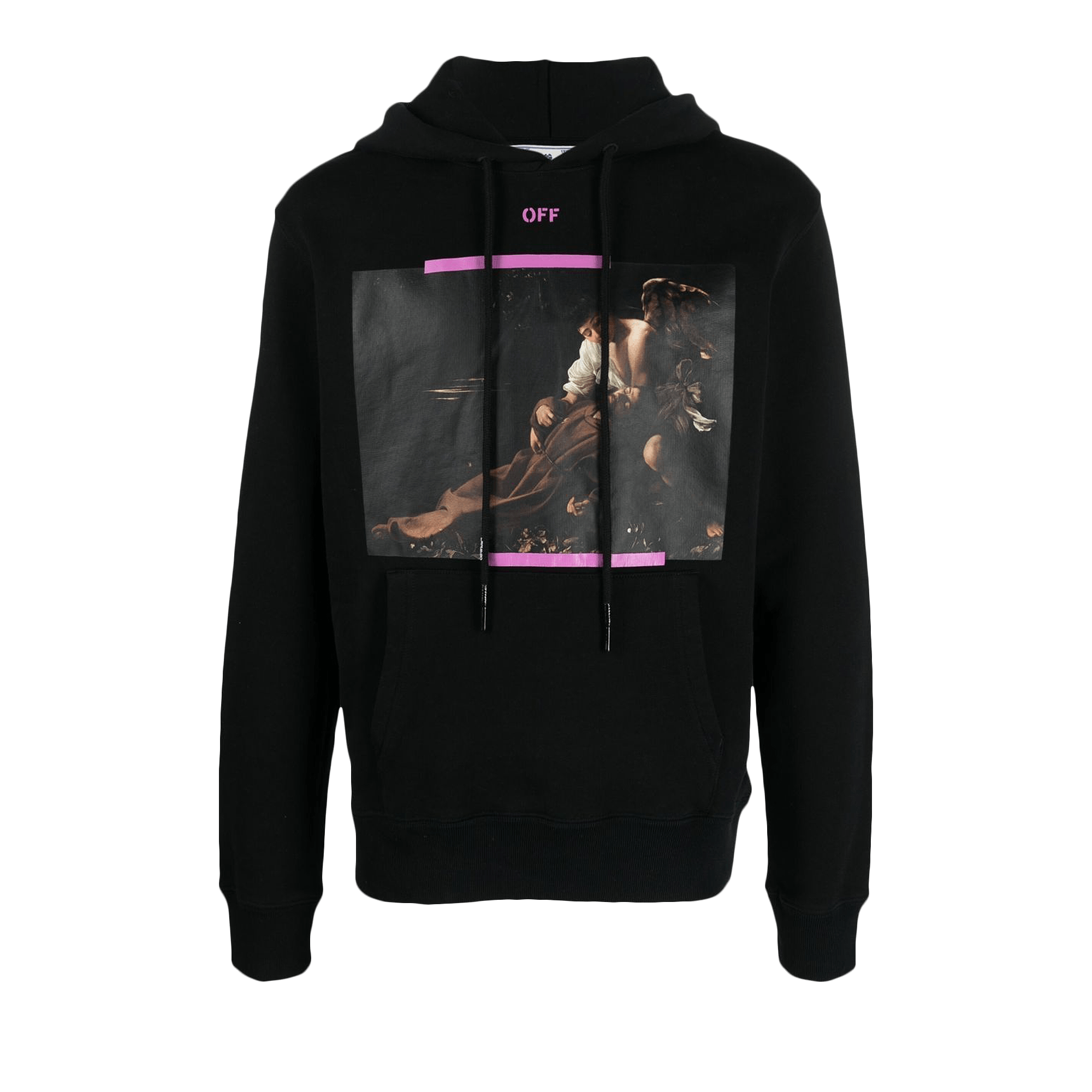 Off-White Caravaggio Print Hoodie 'Black Cyclamen'