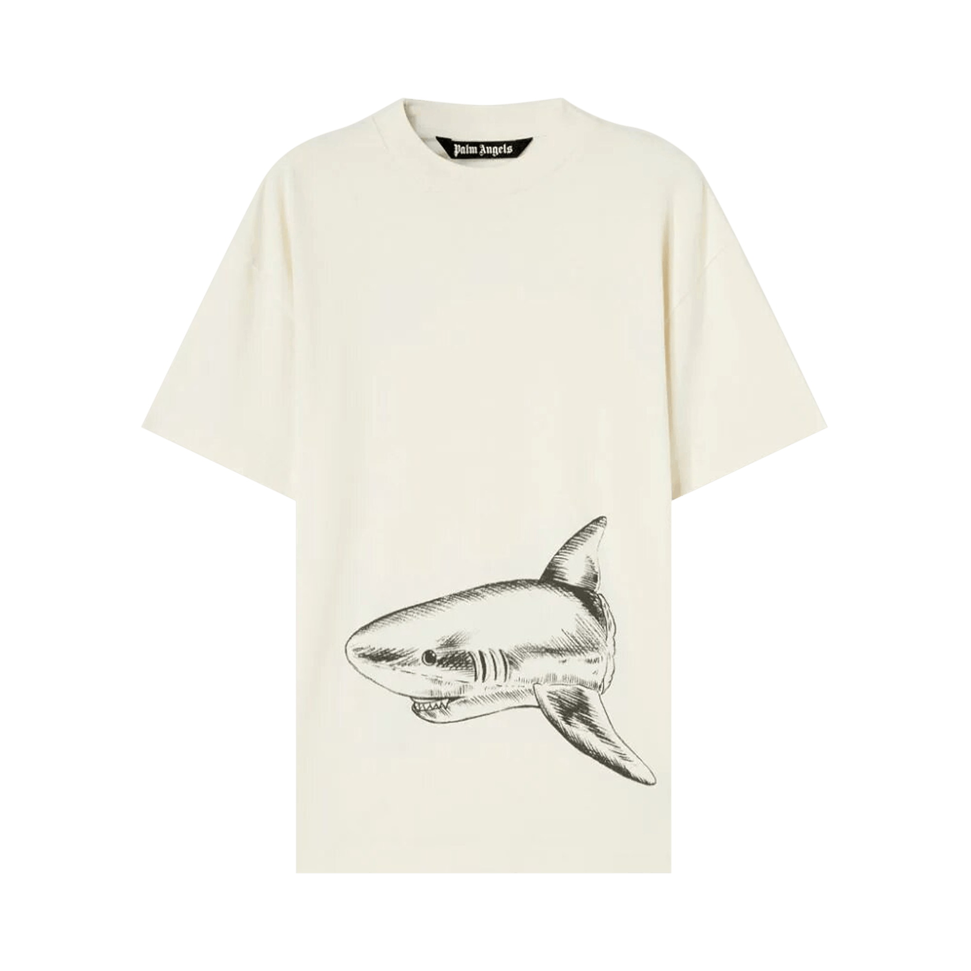 Palm Angels Broken Shark Classic Tee 'Butter'