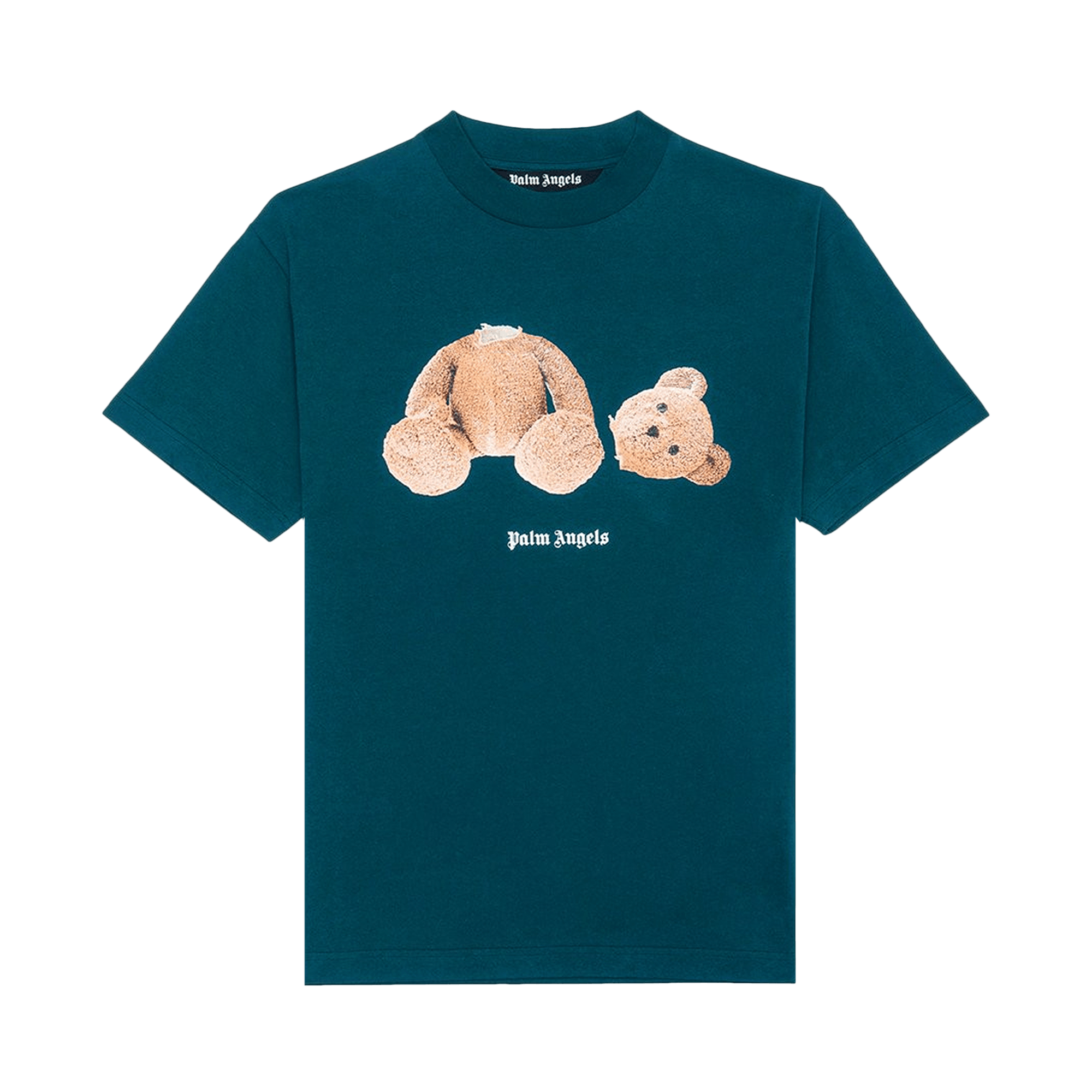 Palm Angels Bear Tee 'Forest Green/Brown'