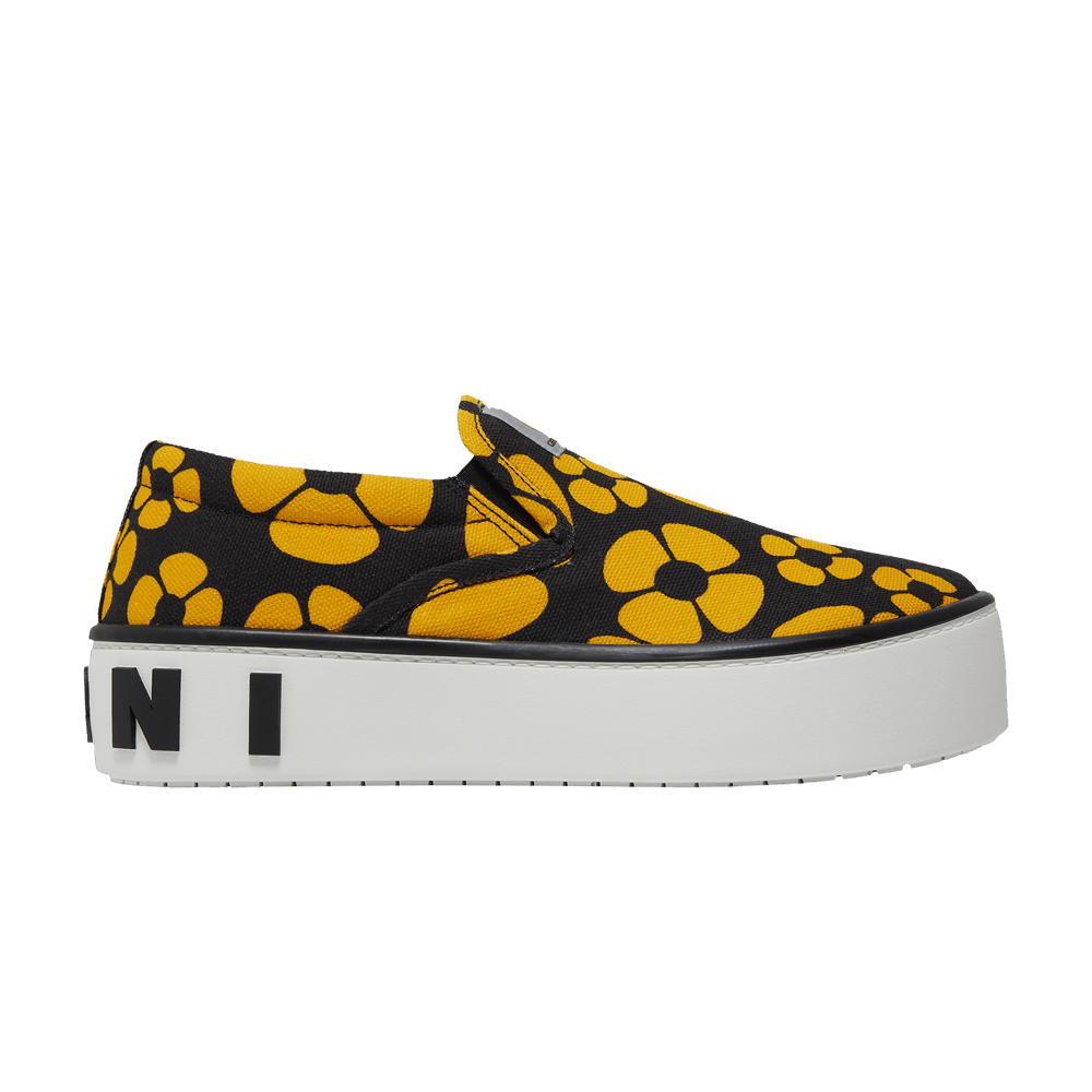 Buy Marni Teddy Tennis High Sneaker 'Black Lily White
